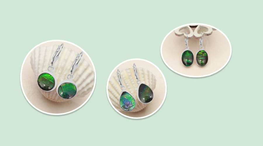 Sagacia’s Statement Ammolite Earring