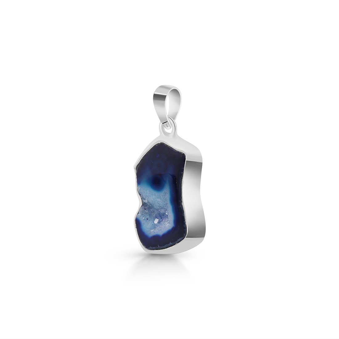 Blue Agate Pendant-(ABU-P-1.)