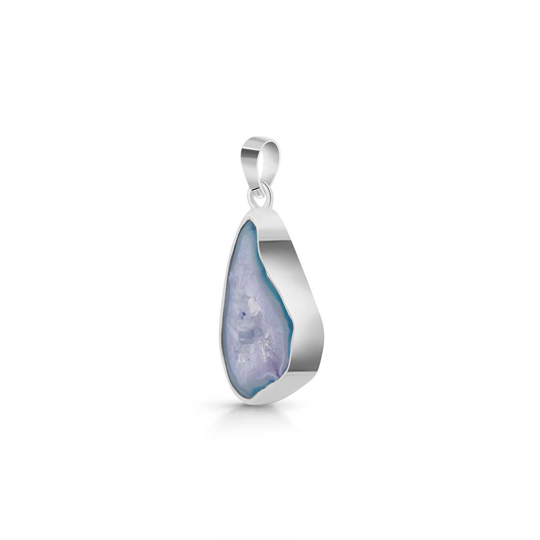 Blue Agate Pendant-(ABU-P-11.)