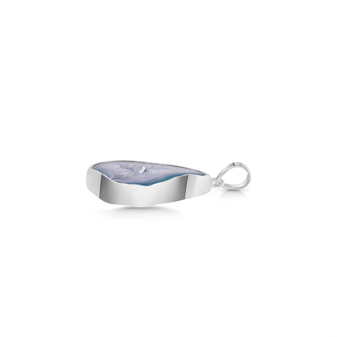 Blue Agate Pendant-(ABU-P-11.)