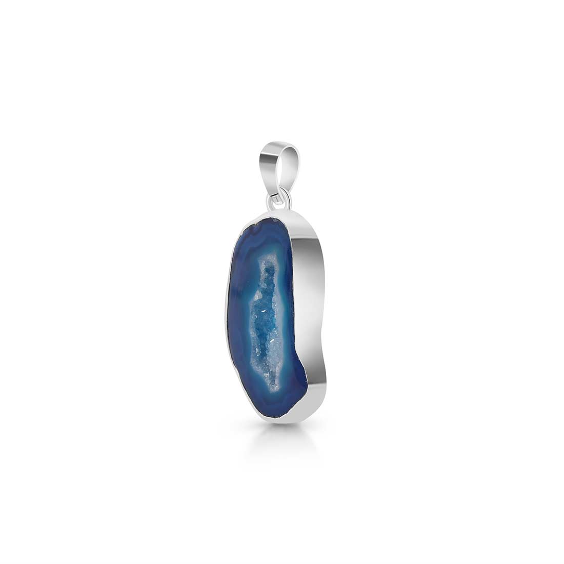 Blue Agate Pendant-(ABU-P-16.)