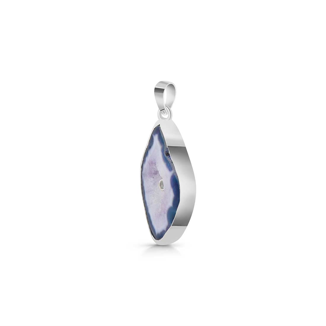 Blue Agate Pendant-(ABU-P-19.)
