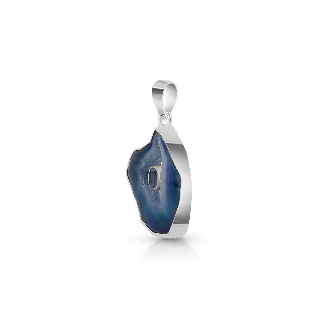 Blue Agate Pendant-(ABU-P-31.)