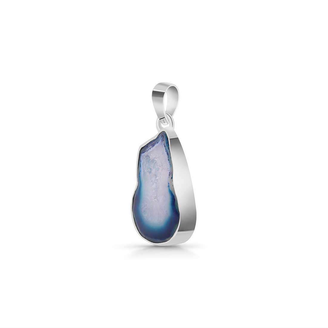 Blue Agate Pendant-(ABU-P-6.)