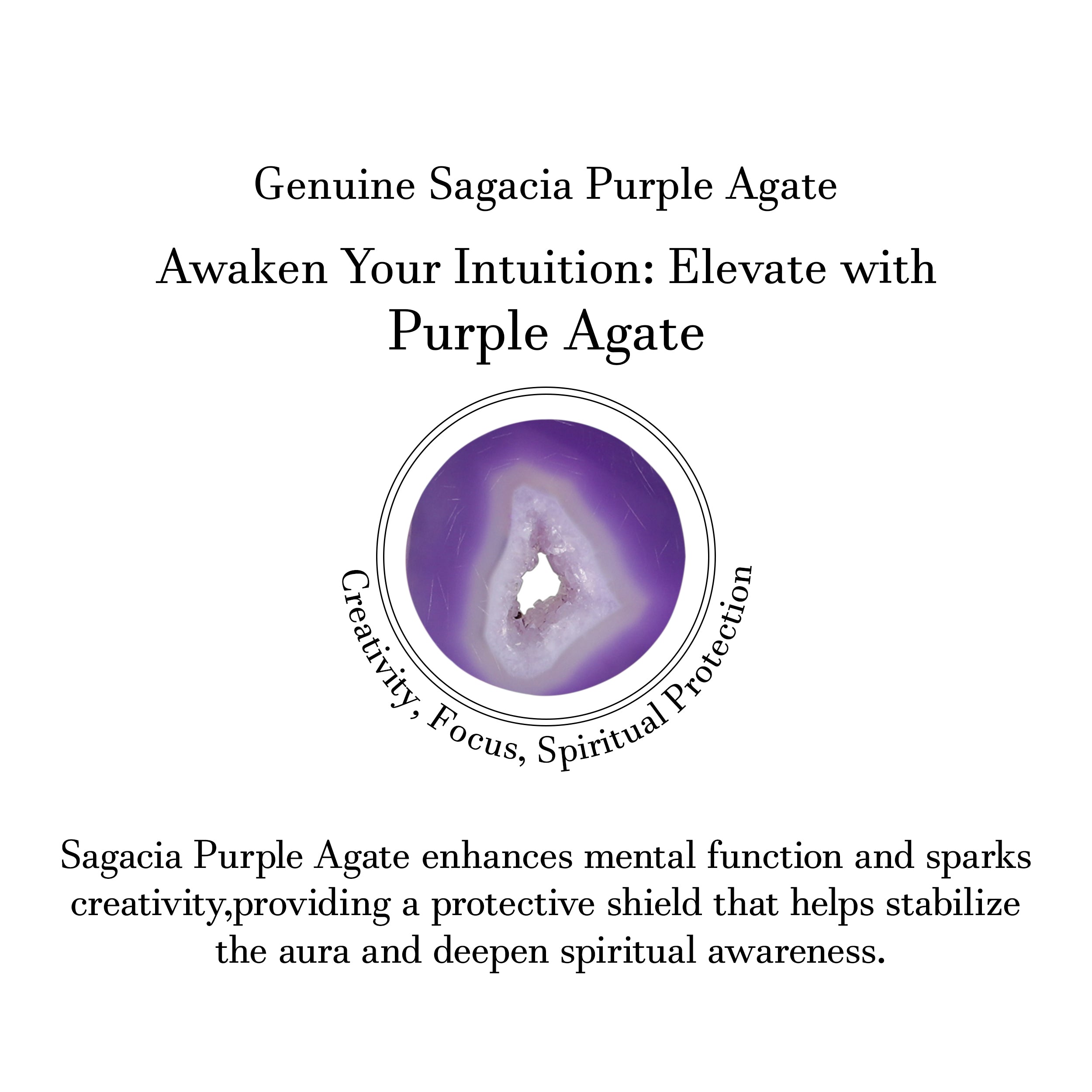 Purple Agate Adjustable Ring-(APU-R-6.)