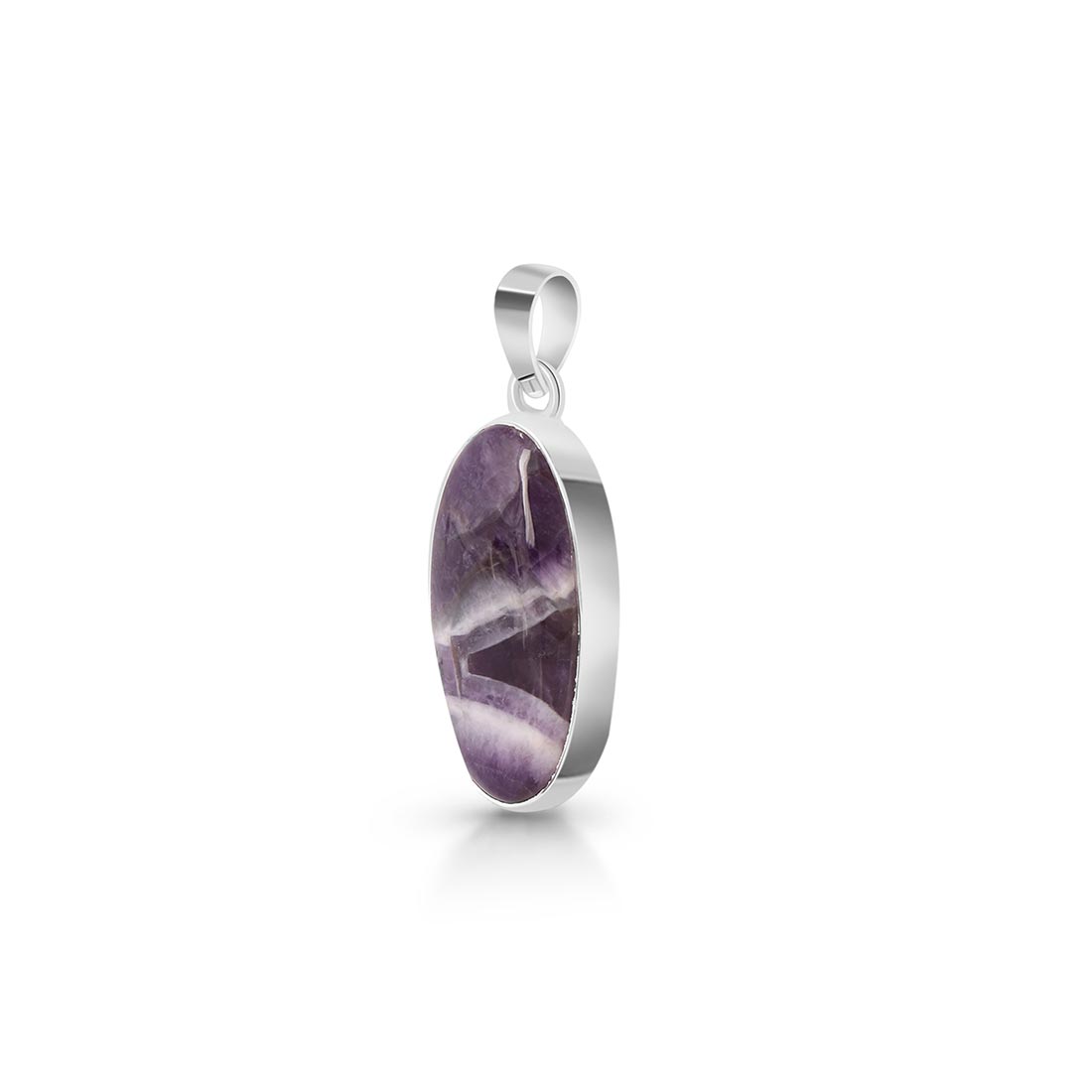 Amethyst Lace Agate Pendant-(ALA-P-12.)