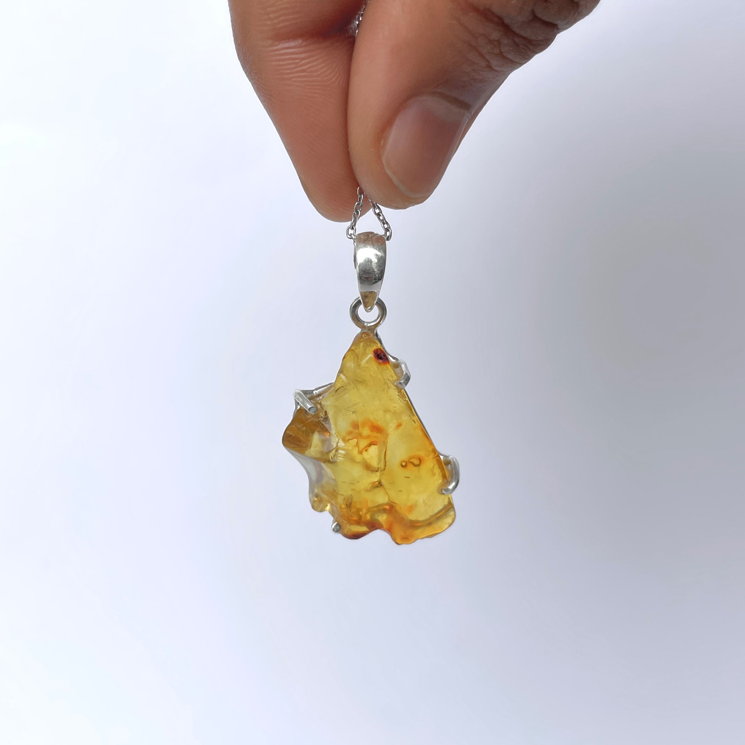 Amber Pendant-(AMB-P-103.)