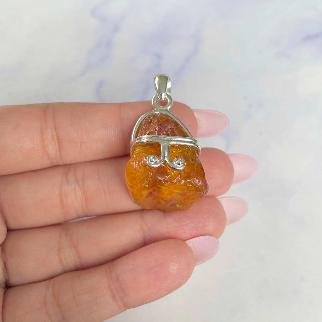 Amber Pendant-(AMB-P-11.)
