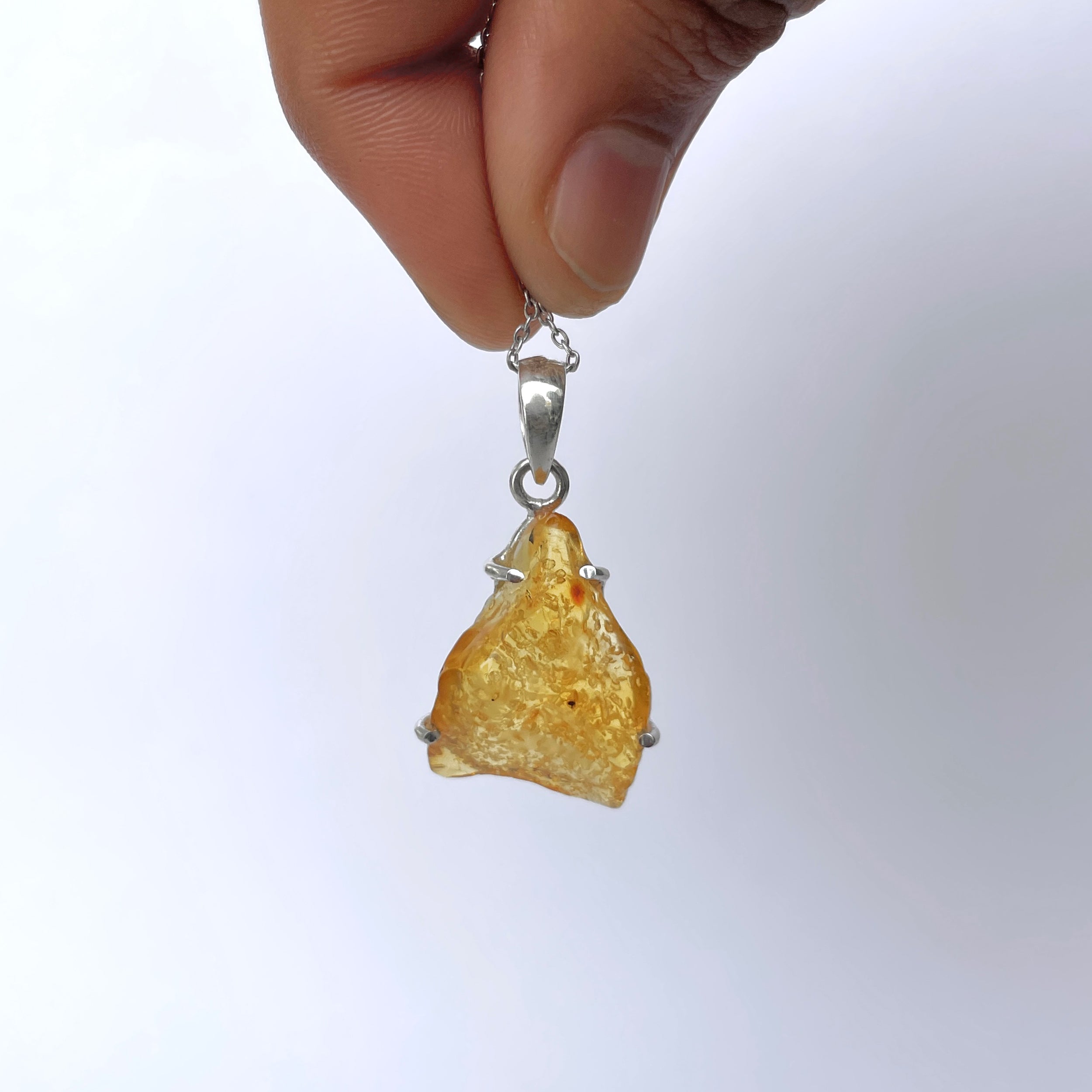 Amber Pendant-(AMB-P-110.)