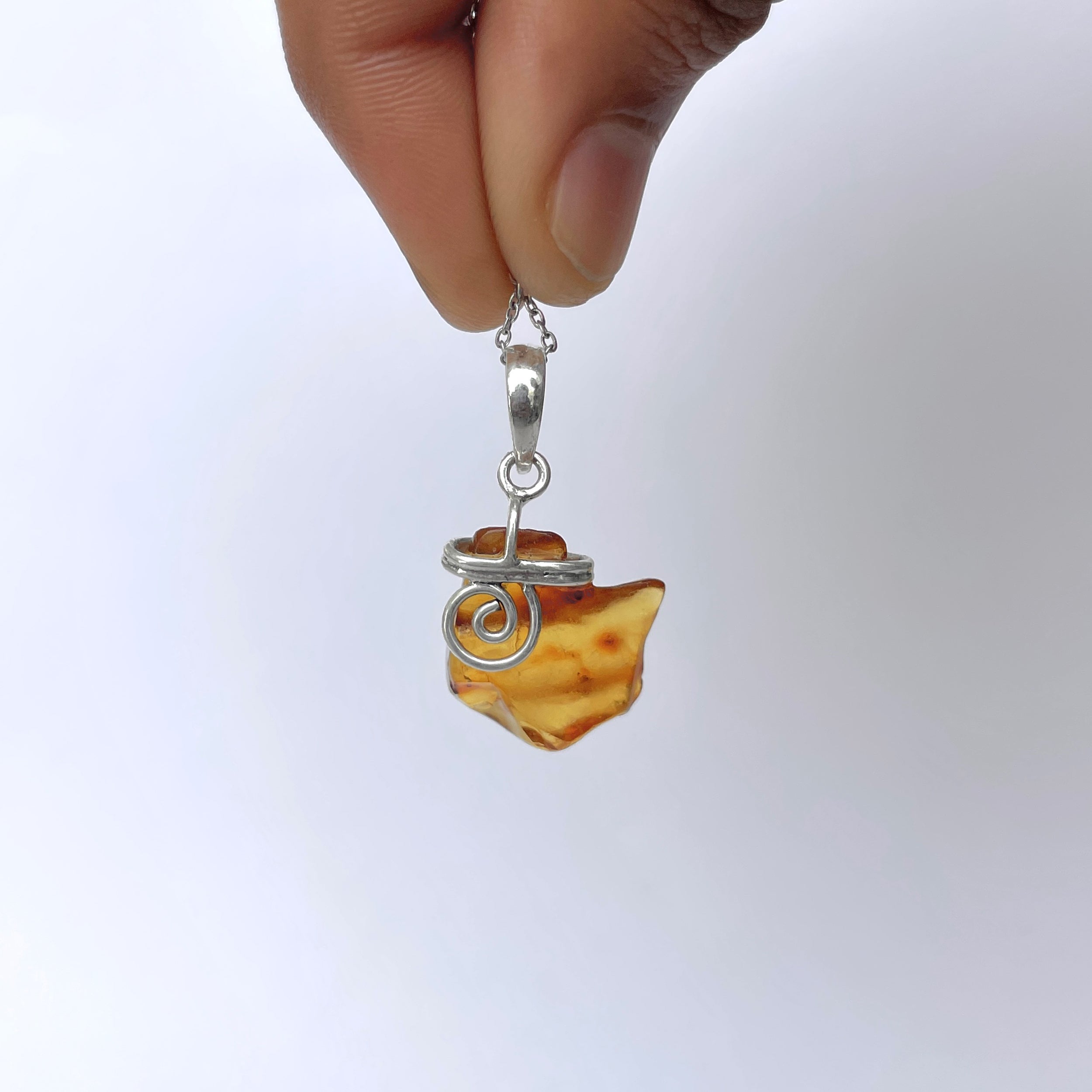Amber Pendant-(AMB-P-115.)