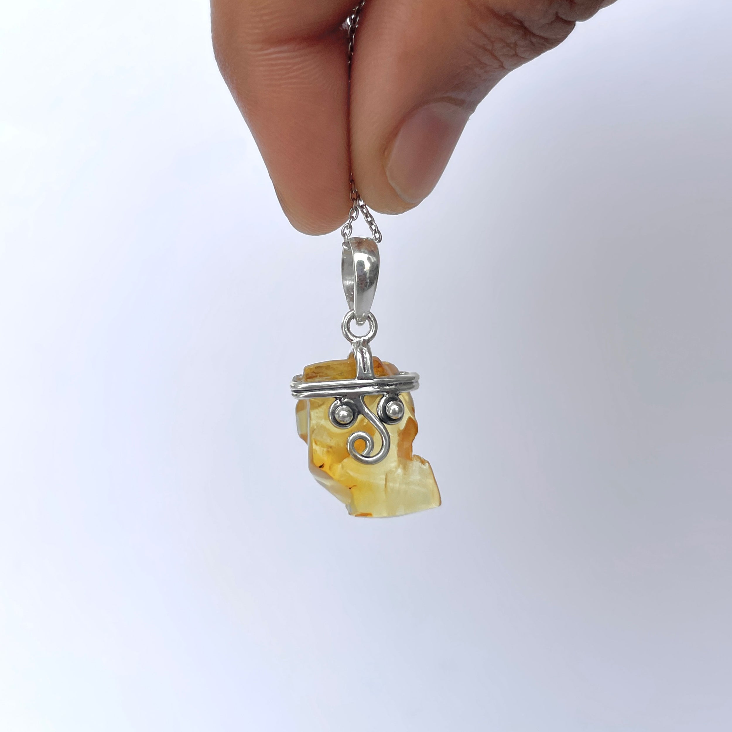 Amber Pendant-(AMB-P-120.)