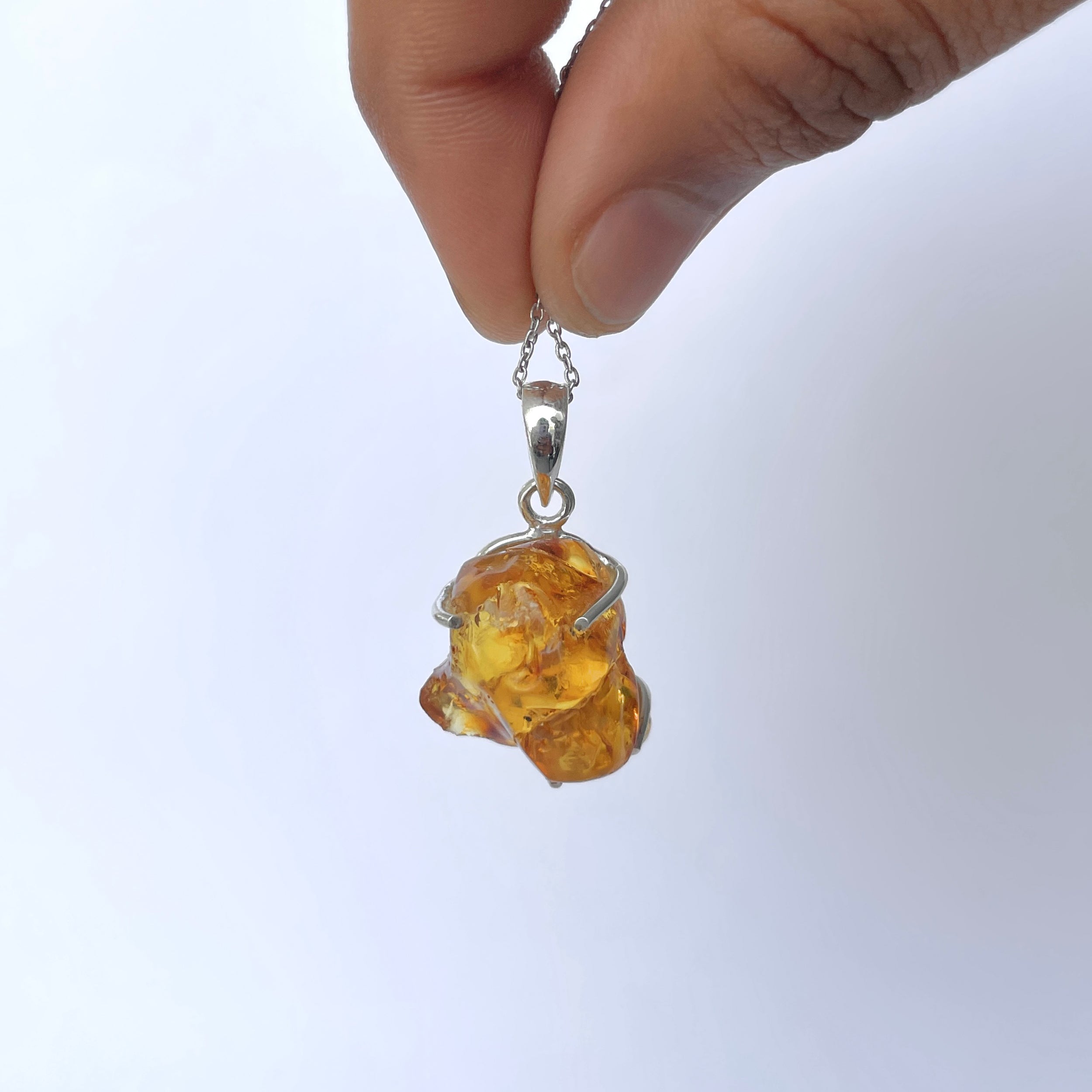 Amber Pendant-(AMB-P-122.)