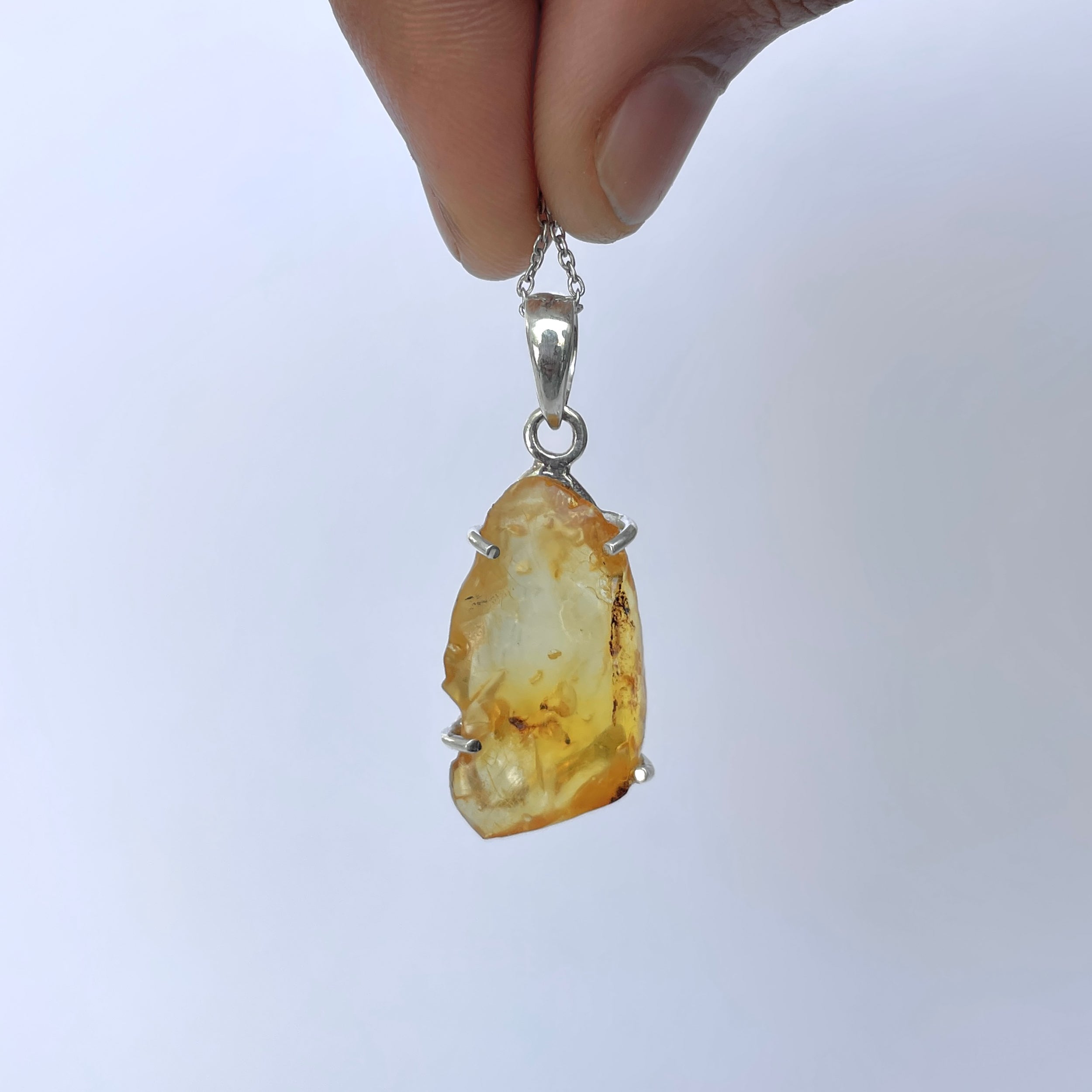 Amber Pendant-(AMB-P-139.)