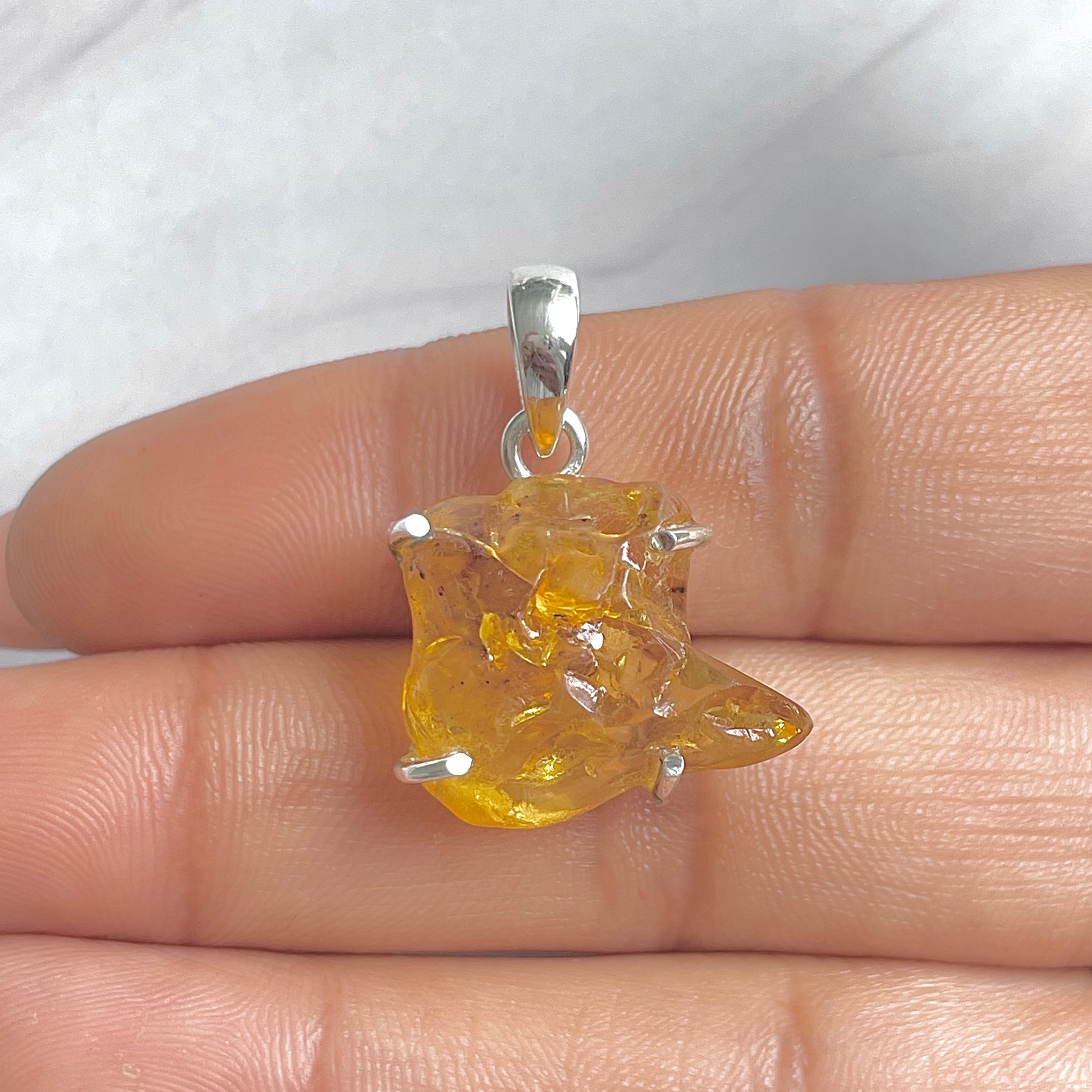 Amber Pendant-(AMB-P-149.)