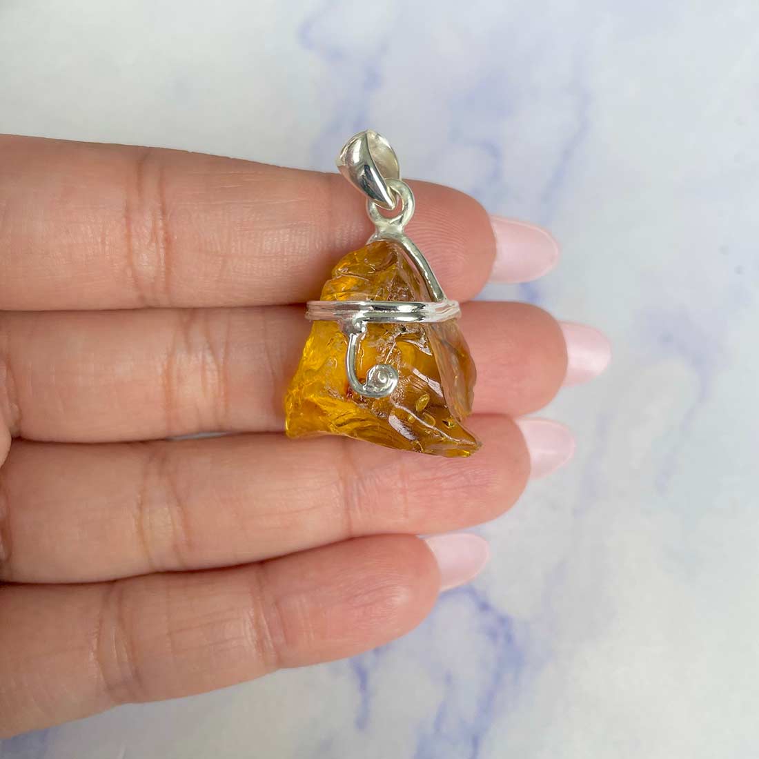 Amber Pendant-(AMB-P-30.)