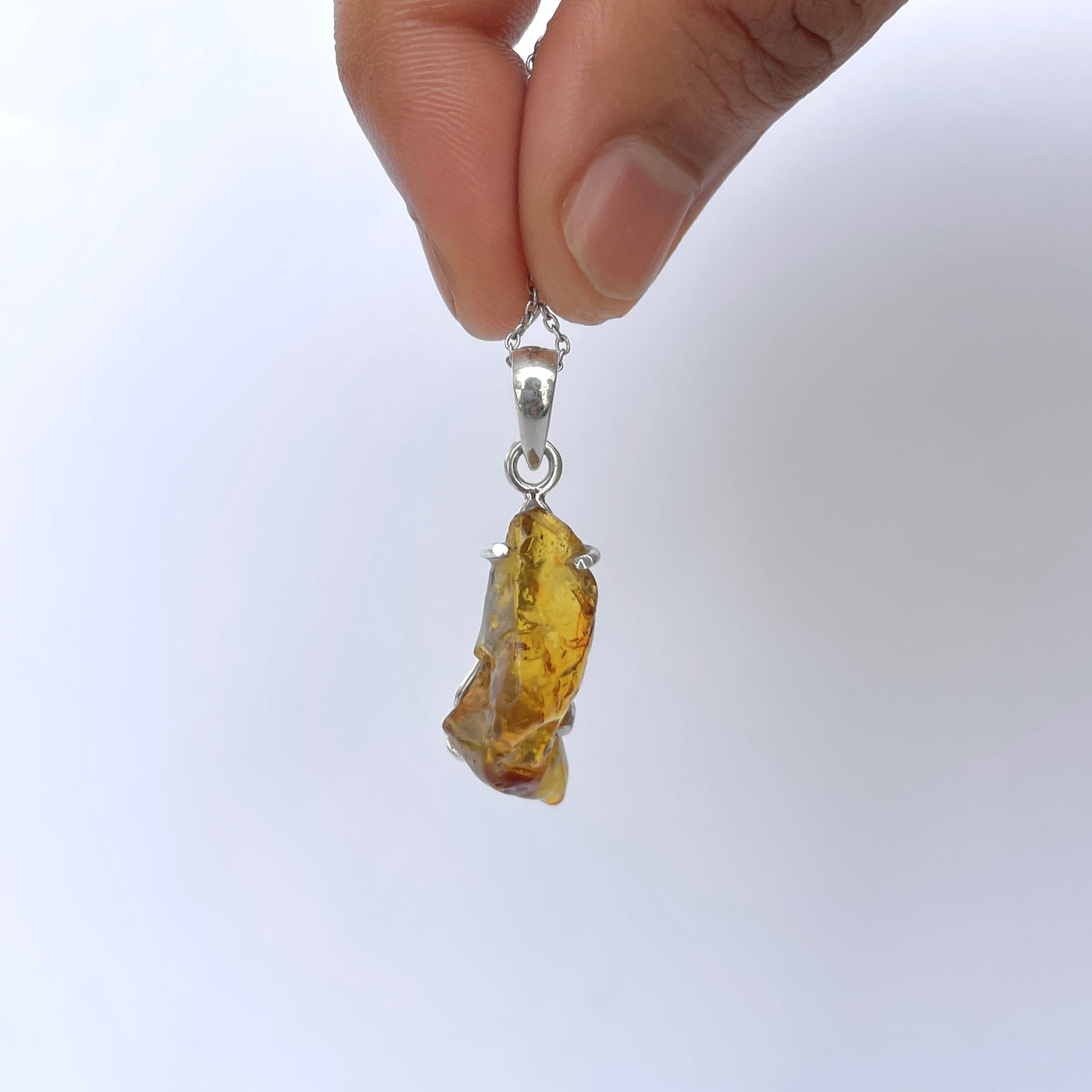Amber Pendant-(AMB-P-46.)