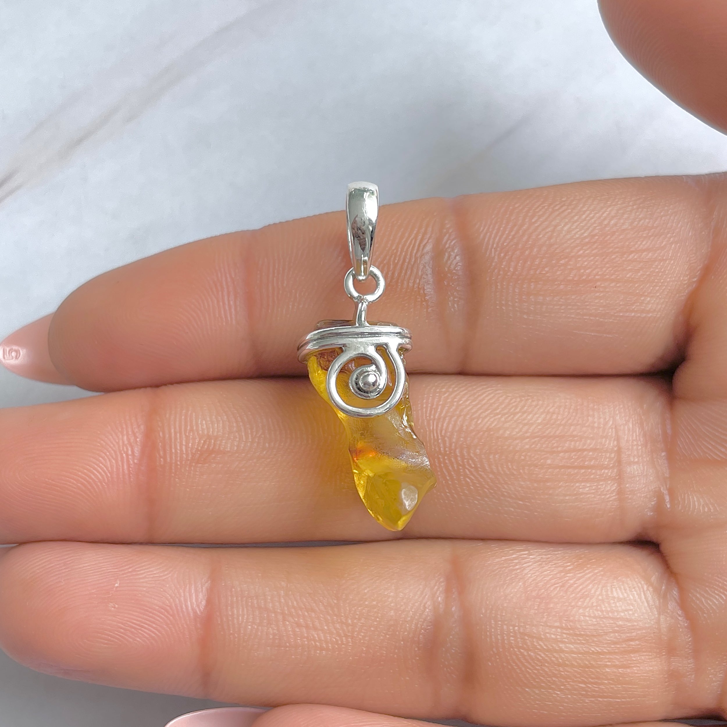 Amber Pendant-(AMB-P-50.)