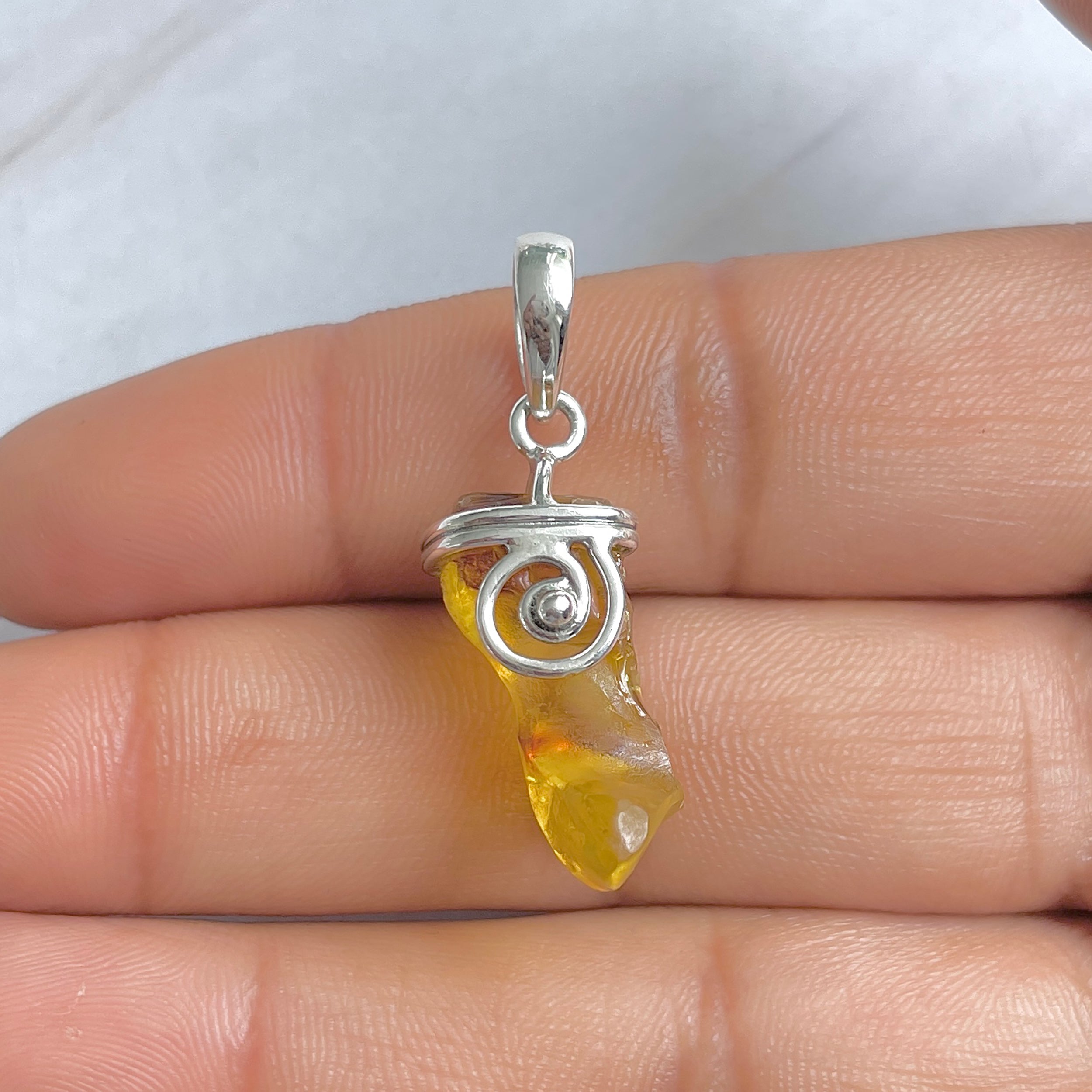 Amber Pendant-(AMB-P-50.)