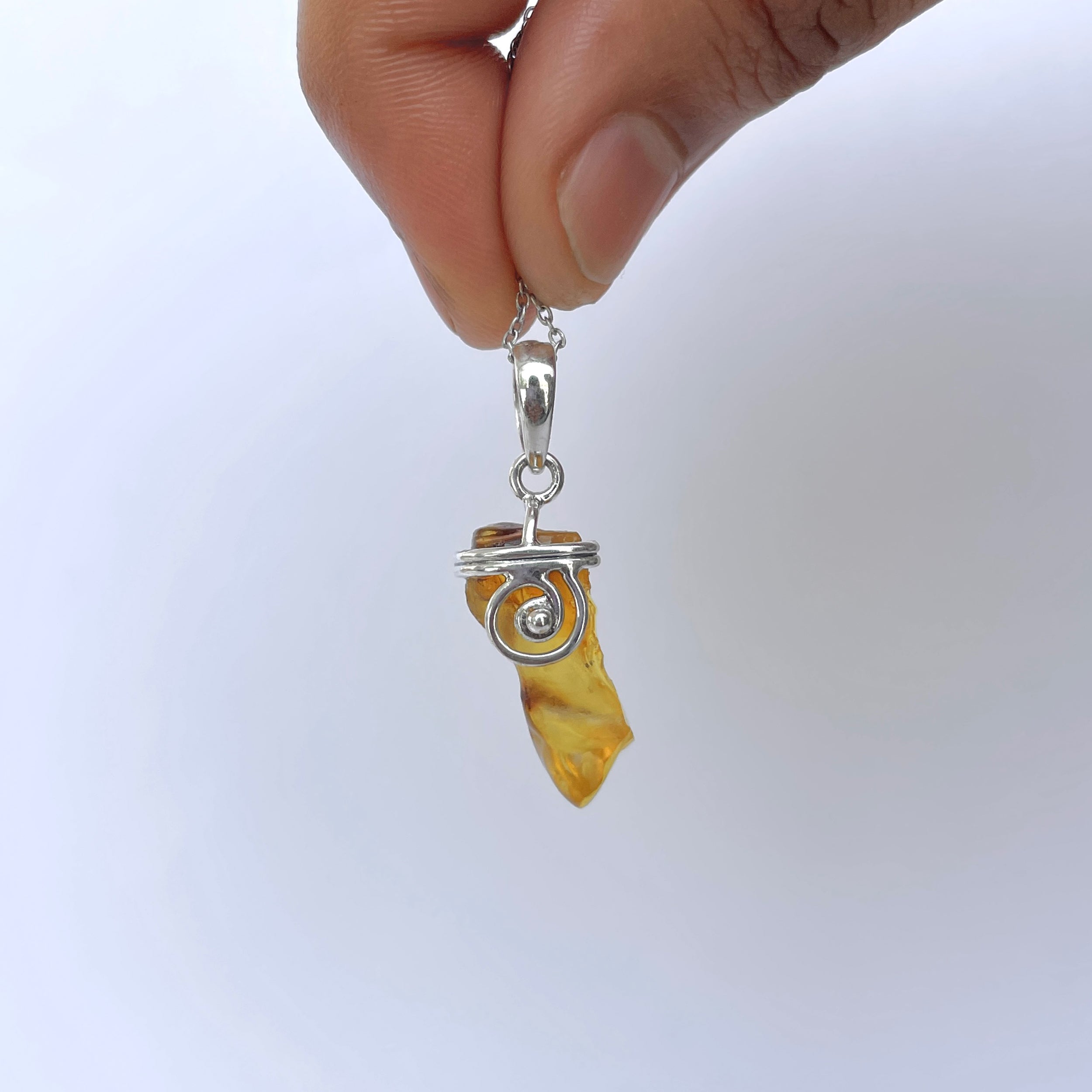 Amber Pendant-(AMB-P-50.)