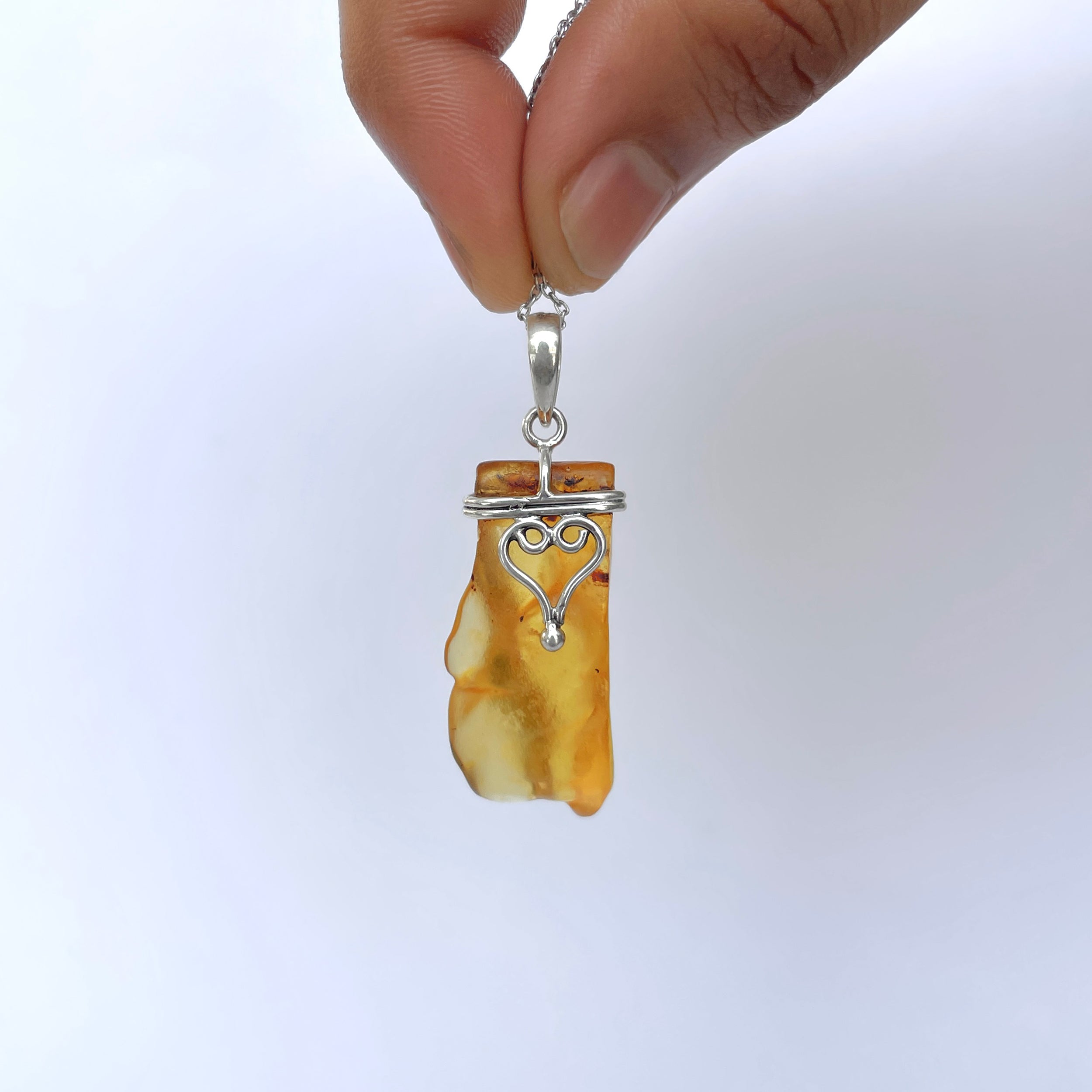 Amber Pendant-(AMB-P-52.)