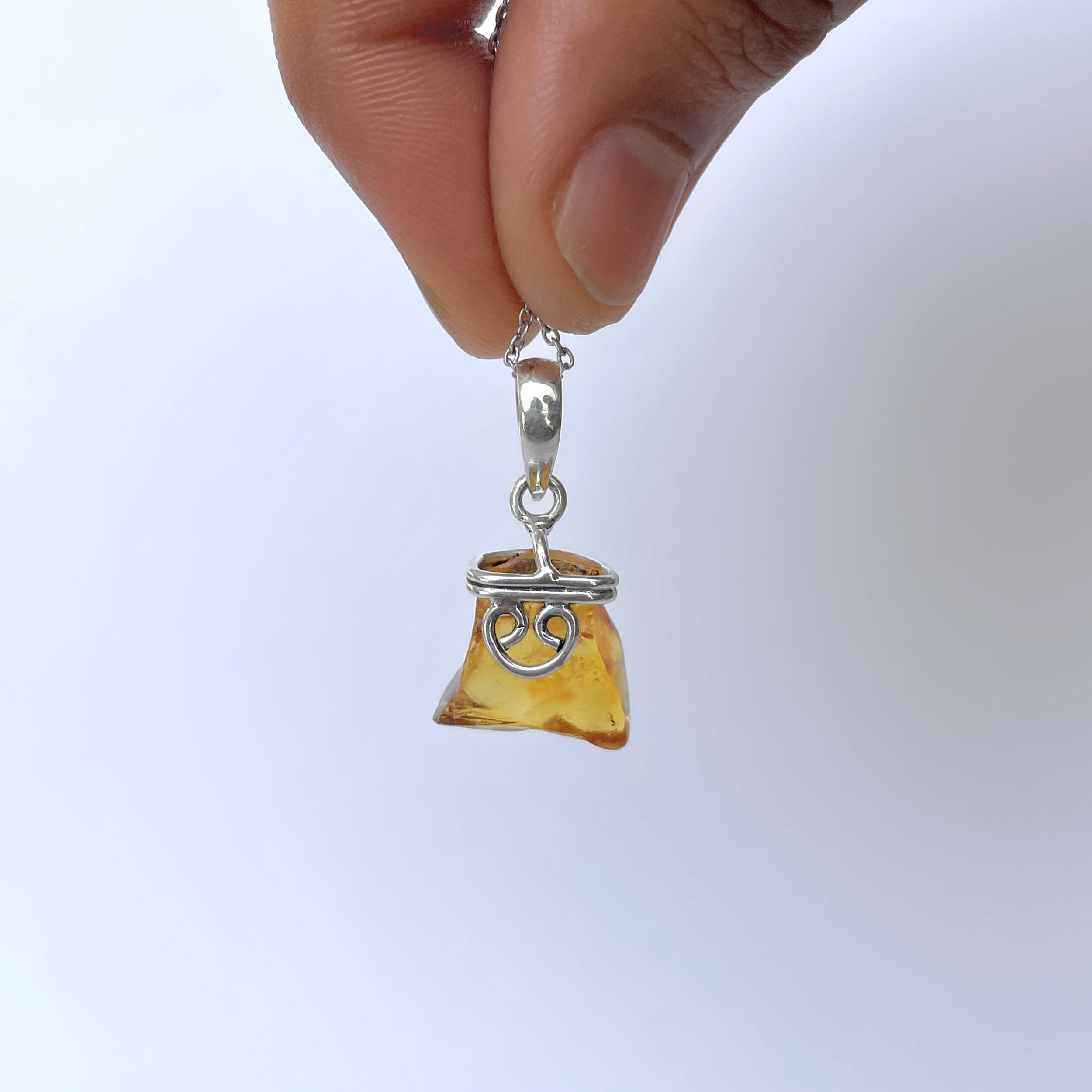 Amber Pendant-(AMB-P-60.)