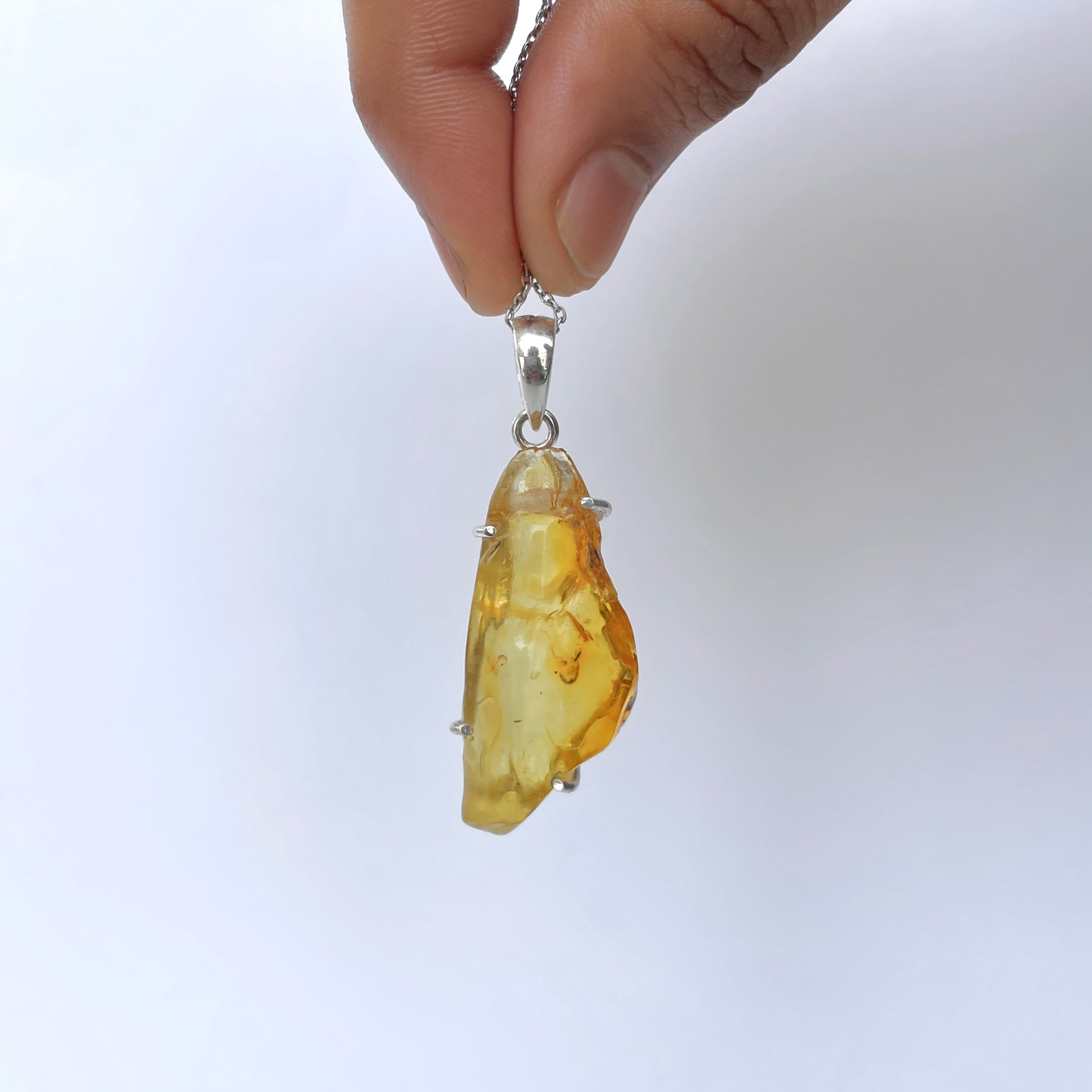 Amber Pendant-(AMB-P-63.)