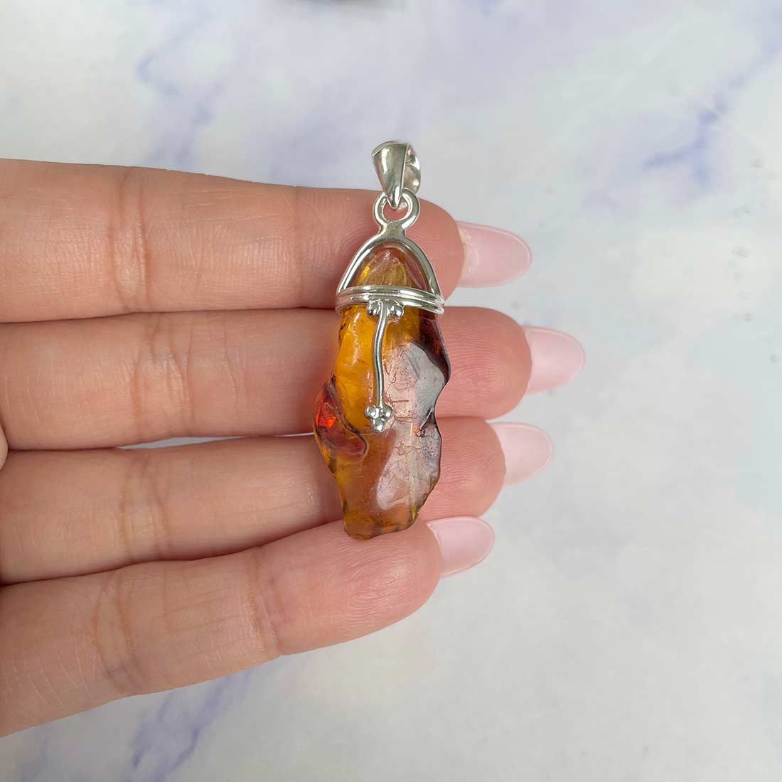 Amber Pendant-(AMB-P-7.)