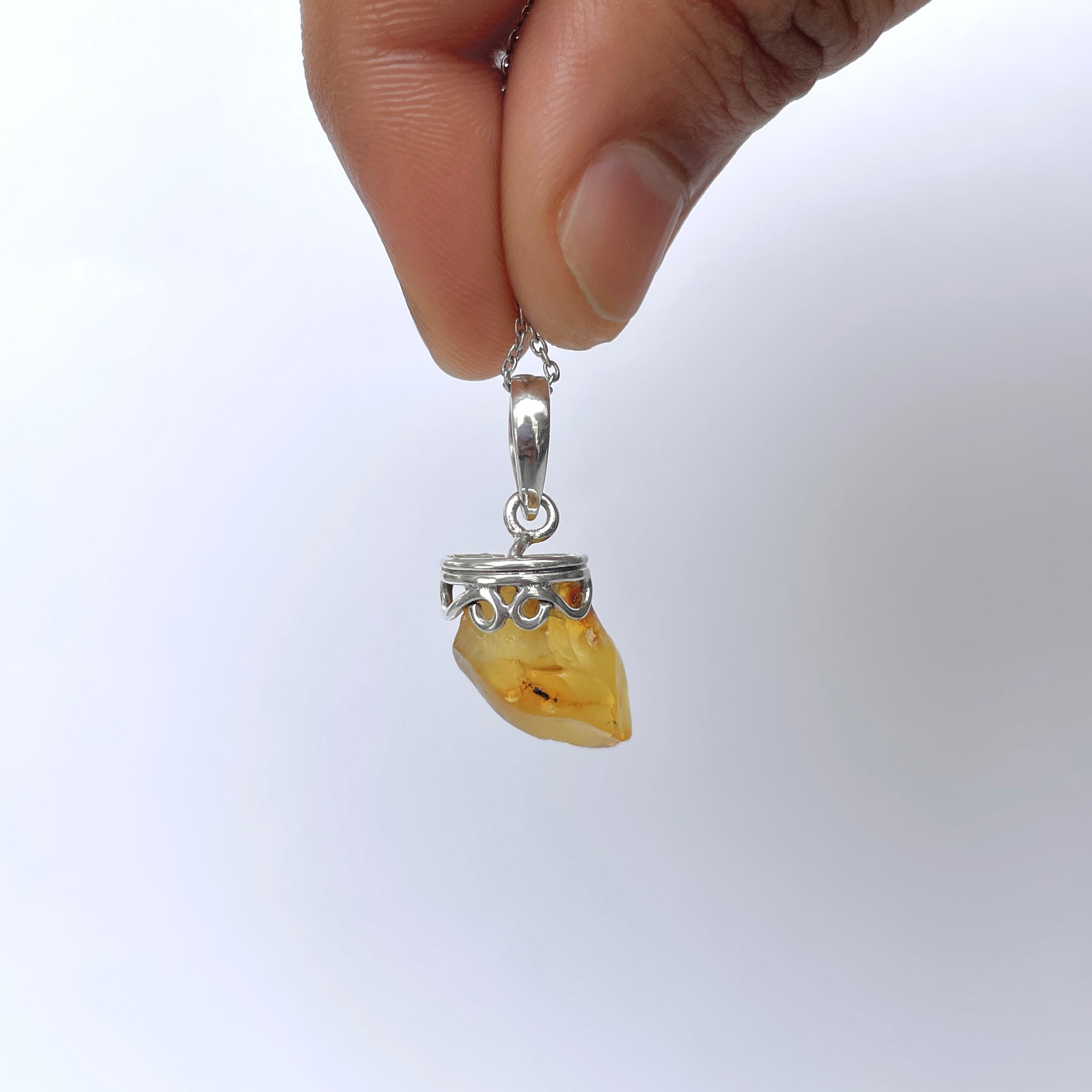 Amber Pendant-(AMB-P-71.)