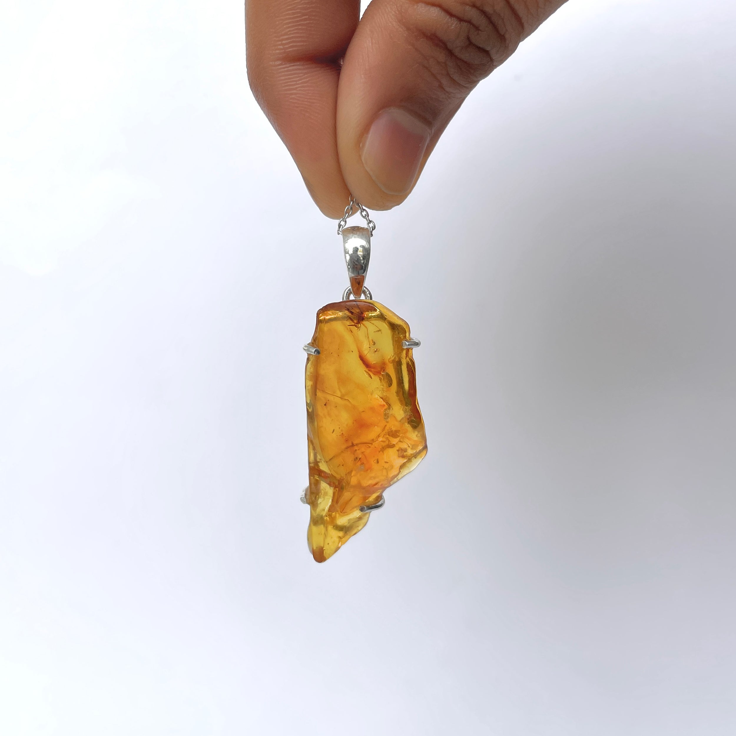 Amber Pendant-(AMB-P-76.)