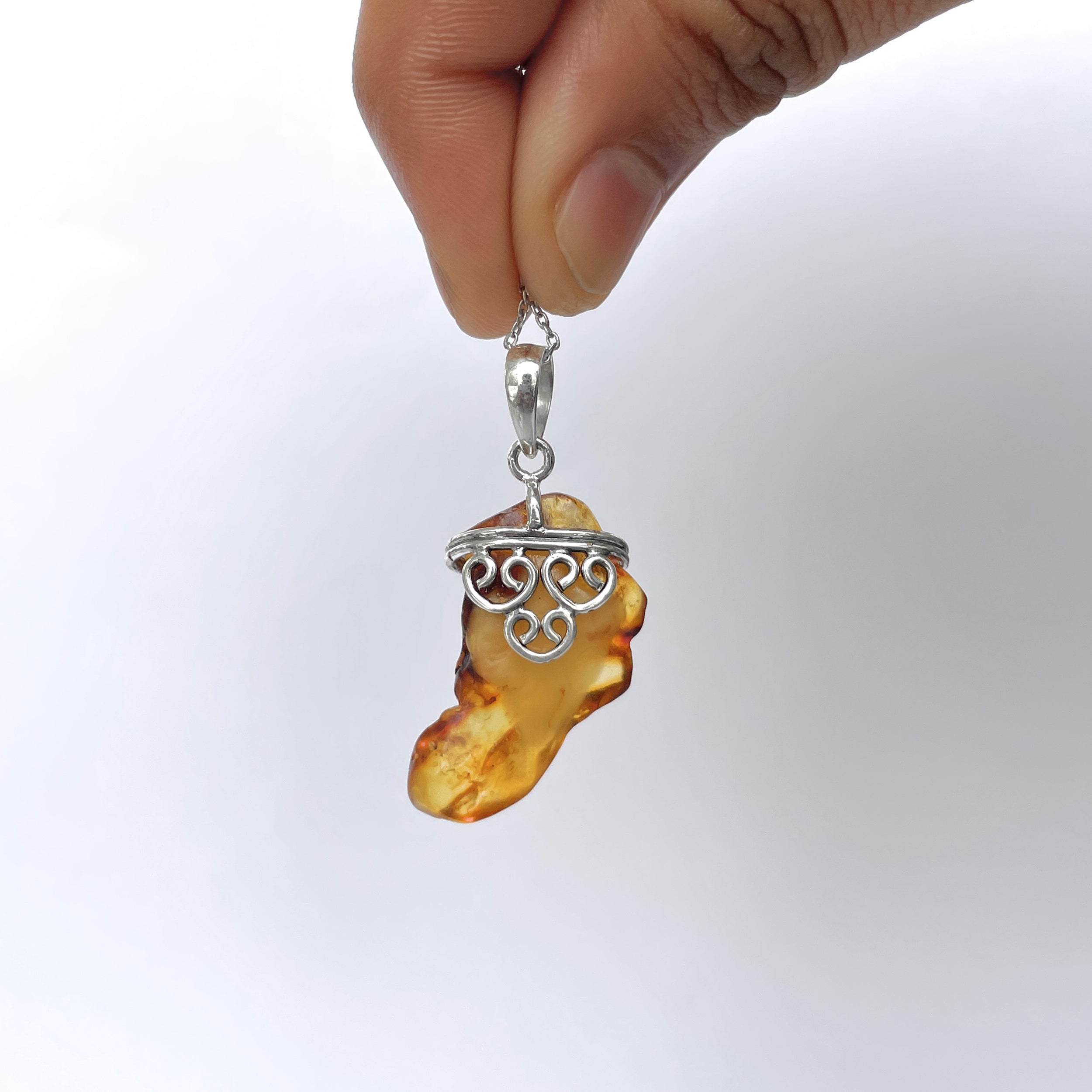 Amber Pendant-(AMB-P-78.)