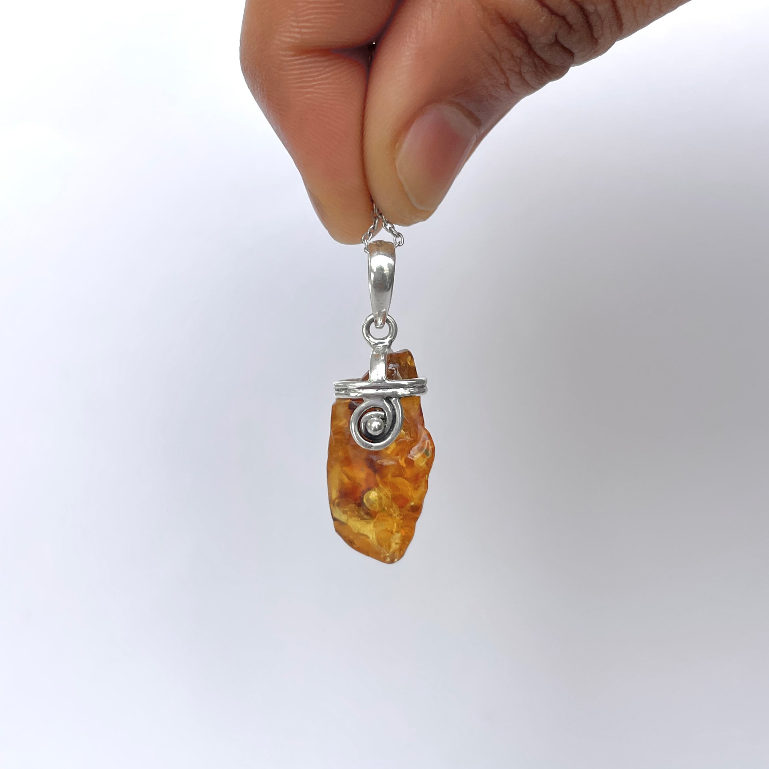 Amber Pendant-(AMB-P-79.)