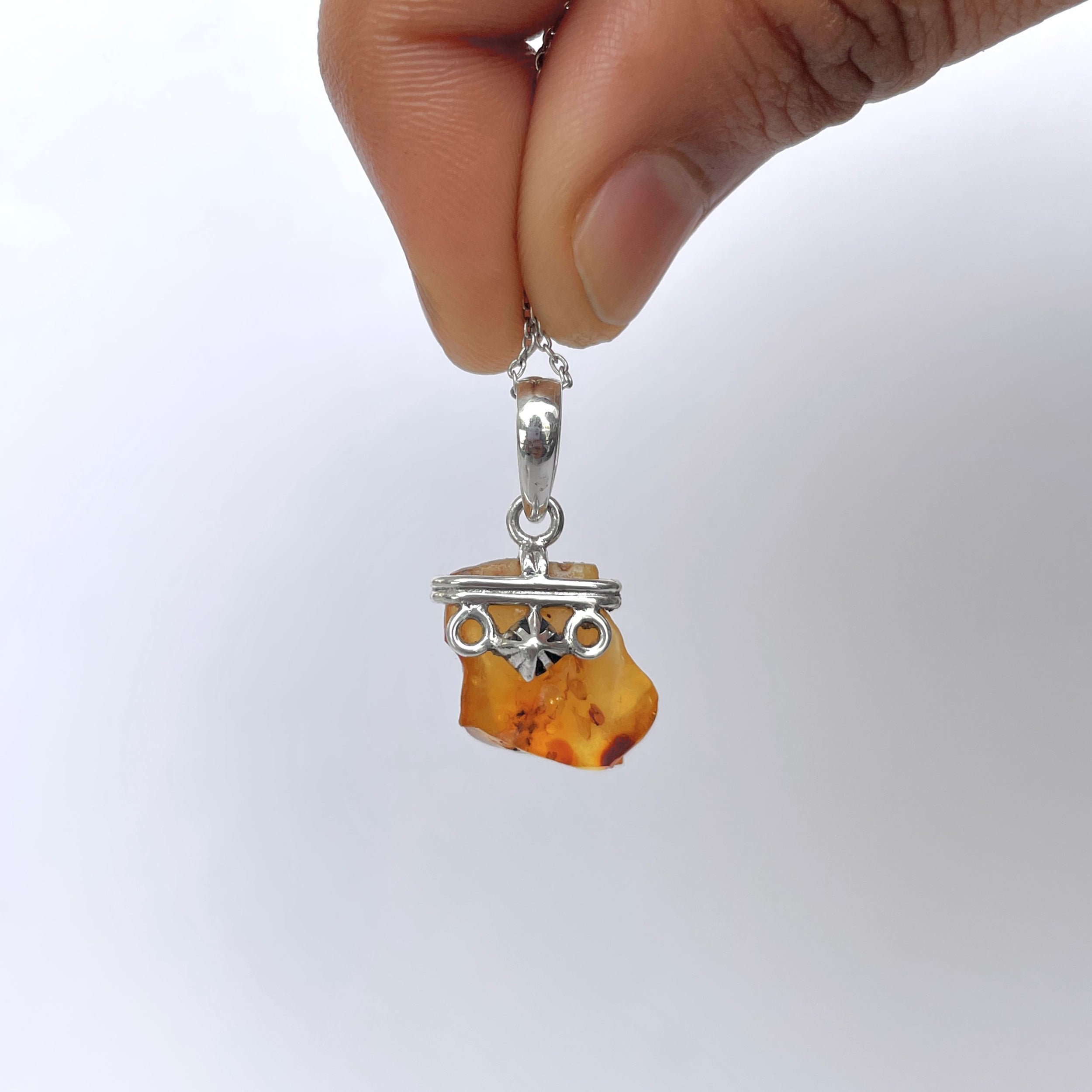 Amber Pendant-(AMB-P-81.)