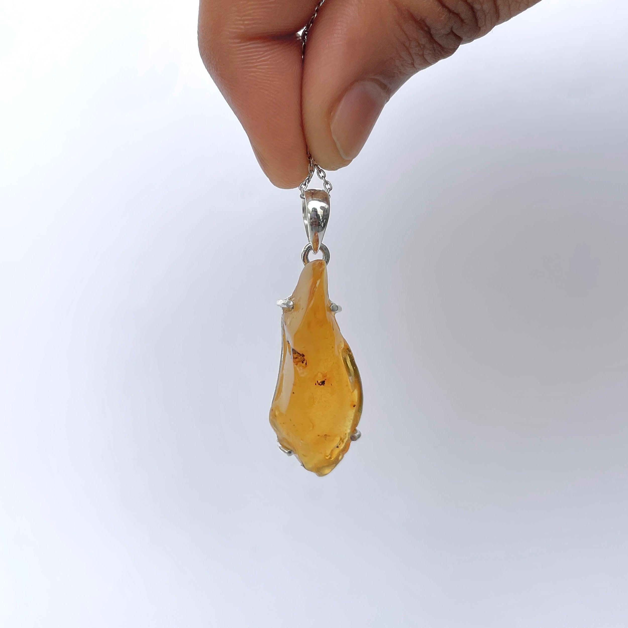 Amber Pendant-(AMB-P-84.)