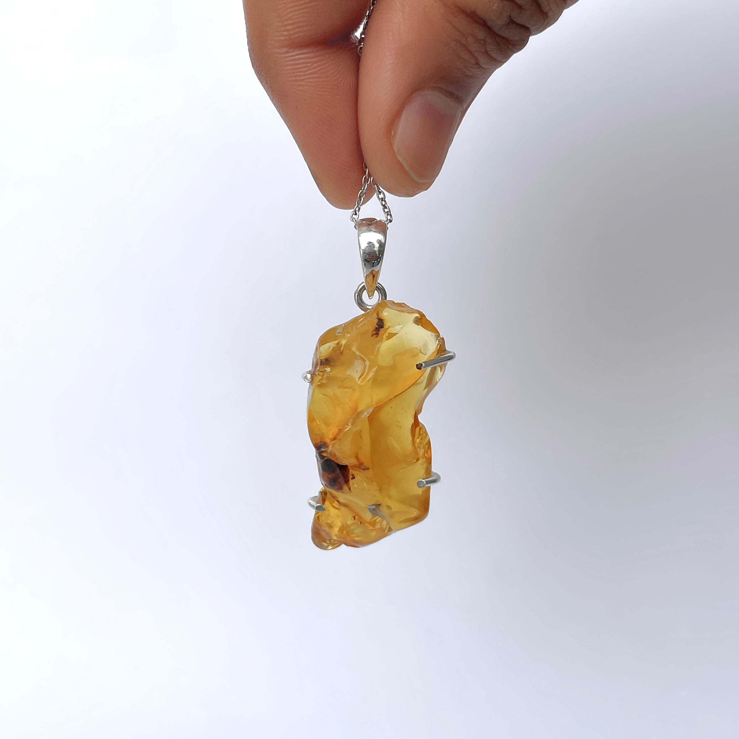Amber Pendant-(AMB-P-85.)