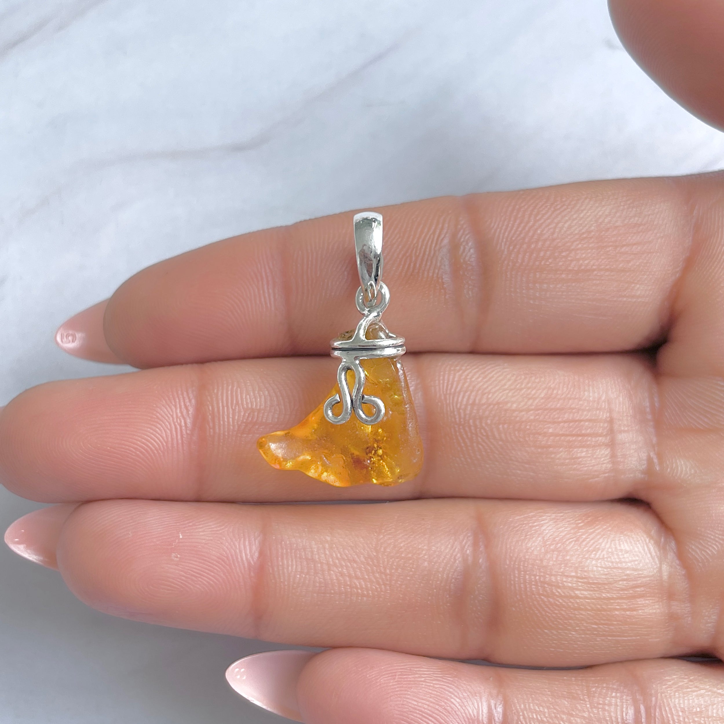 Amber Pendant-(AMB-P-88.)