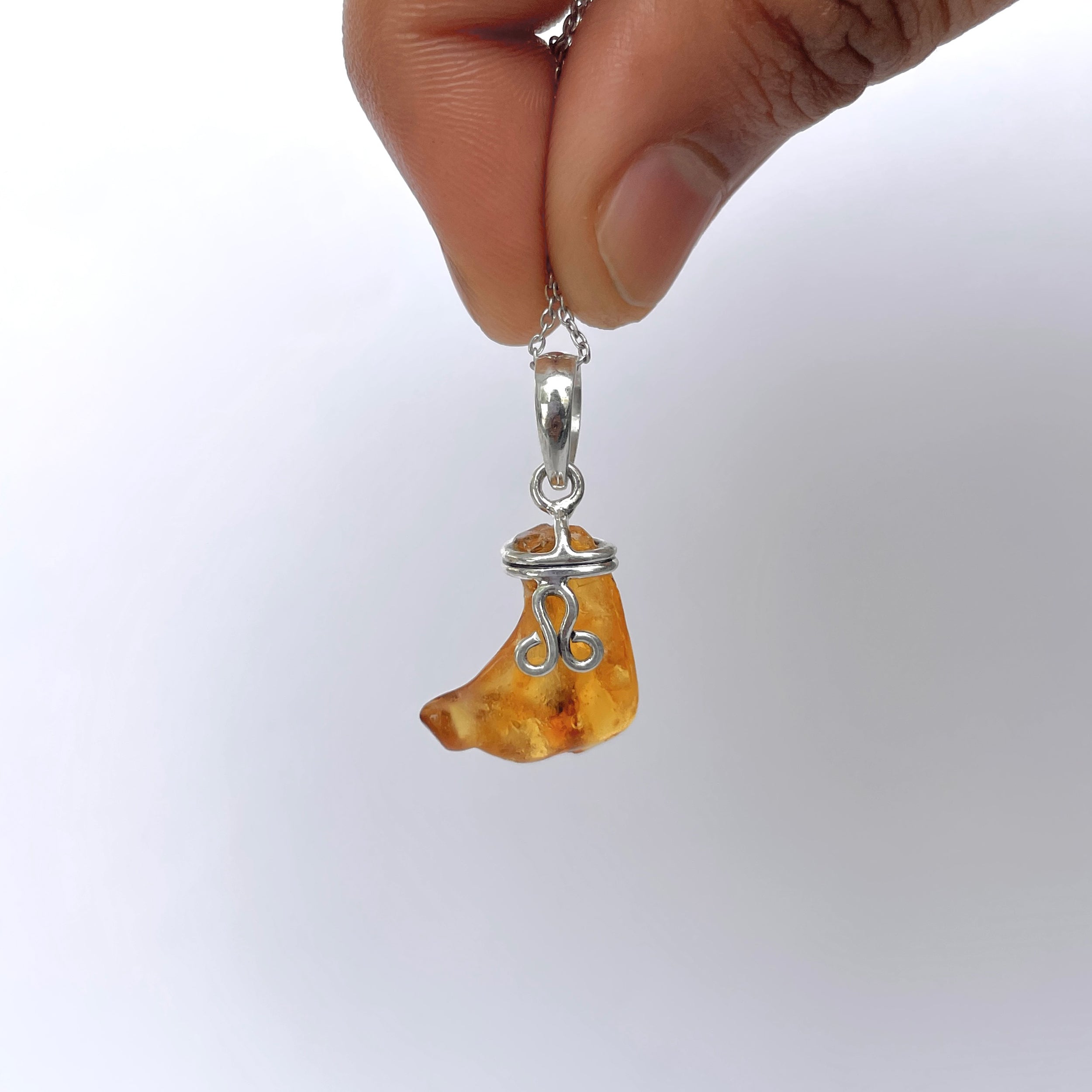 Amber Pendant-(AMB-P-88.)