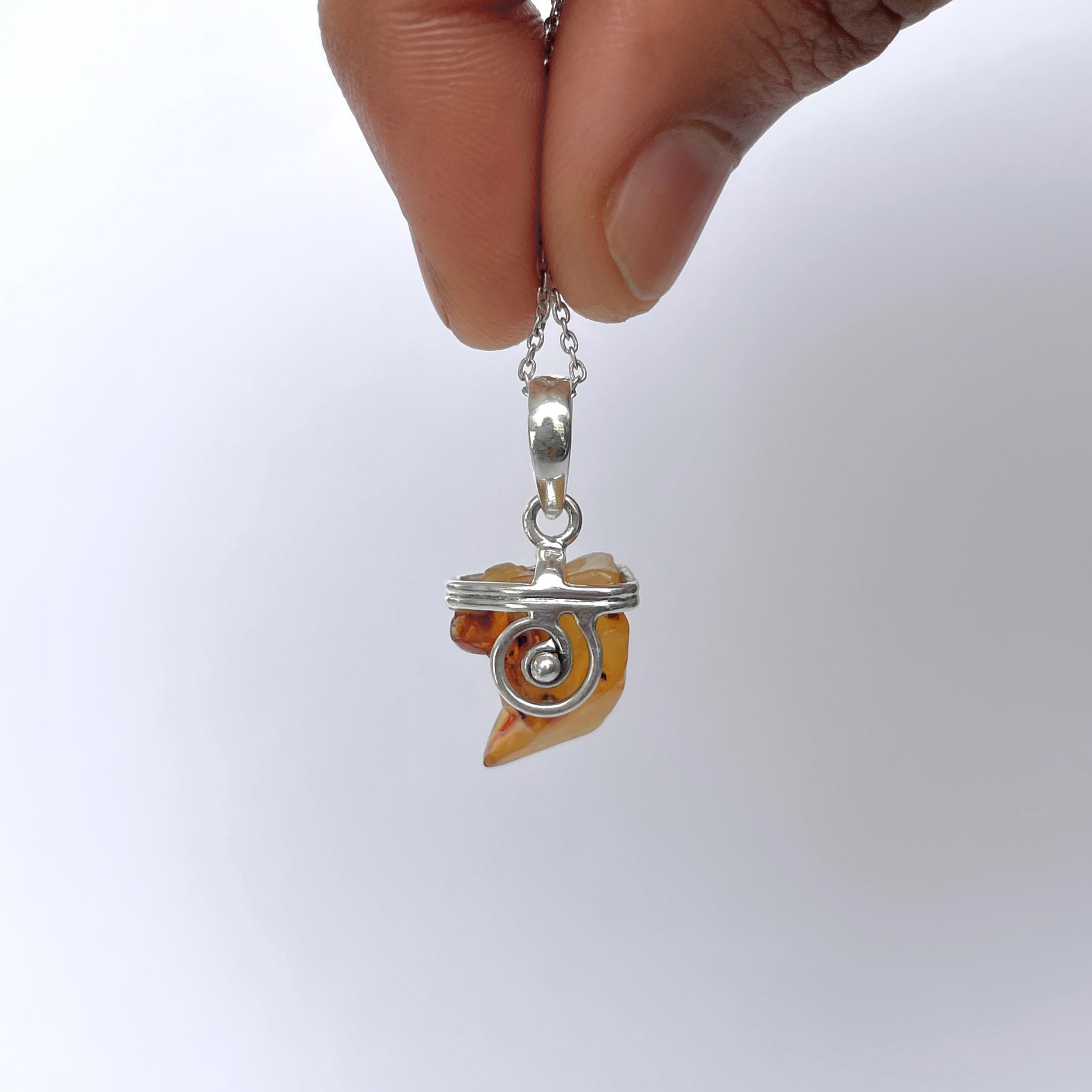Amber Pendant-(AMB-P-89.)
