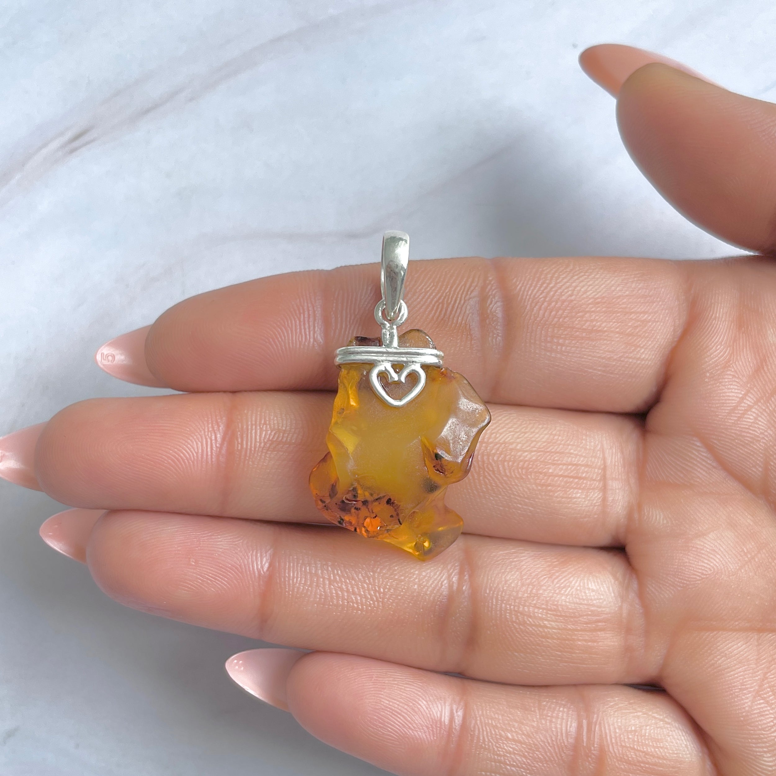 Amber Pendant-(AMB-P-96.)