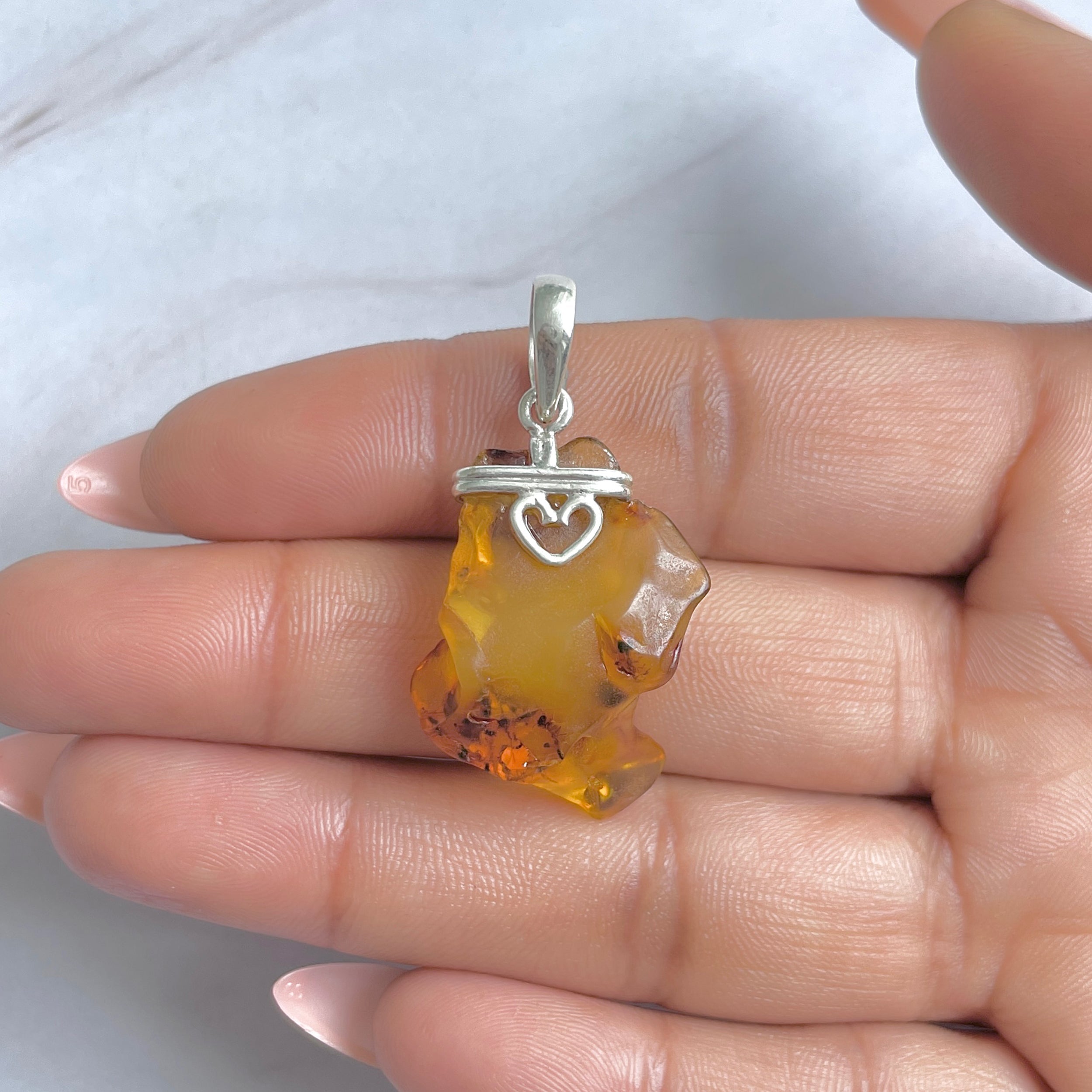 Amber Pendant-(AMB-P-96.)