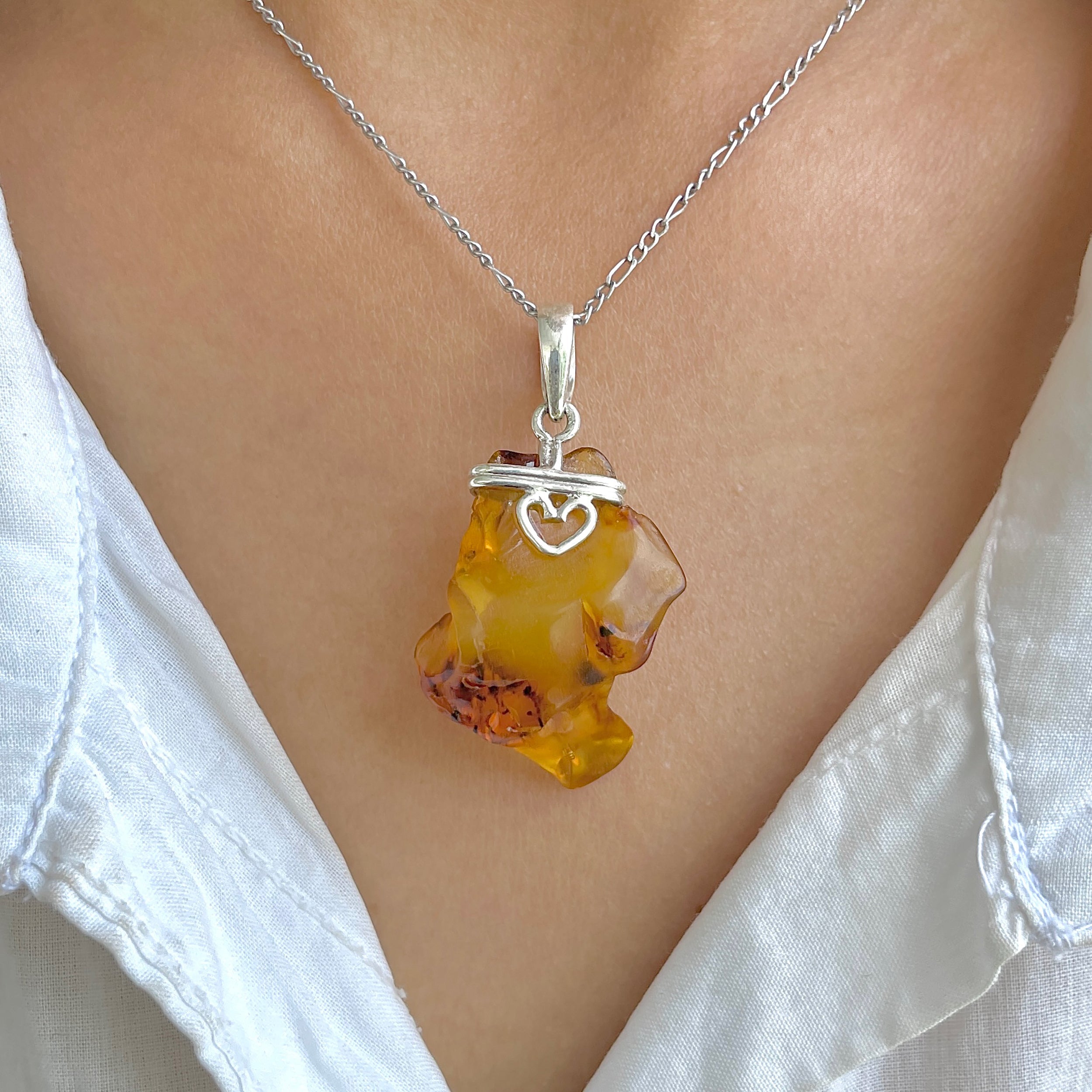 Amber Pendant-(AMB-P-96.)