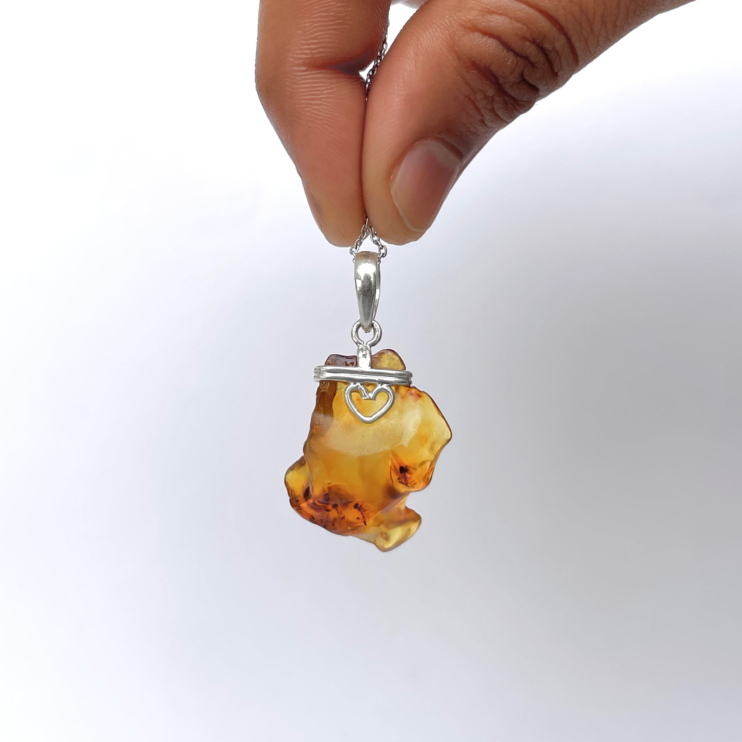 Amber Pendant-(AMB-P-96.)