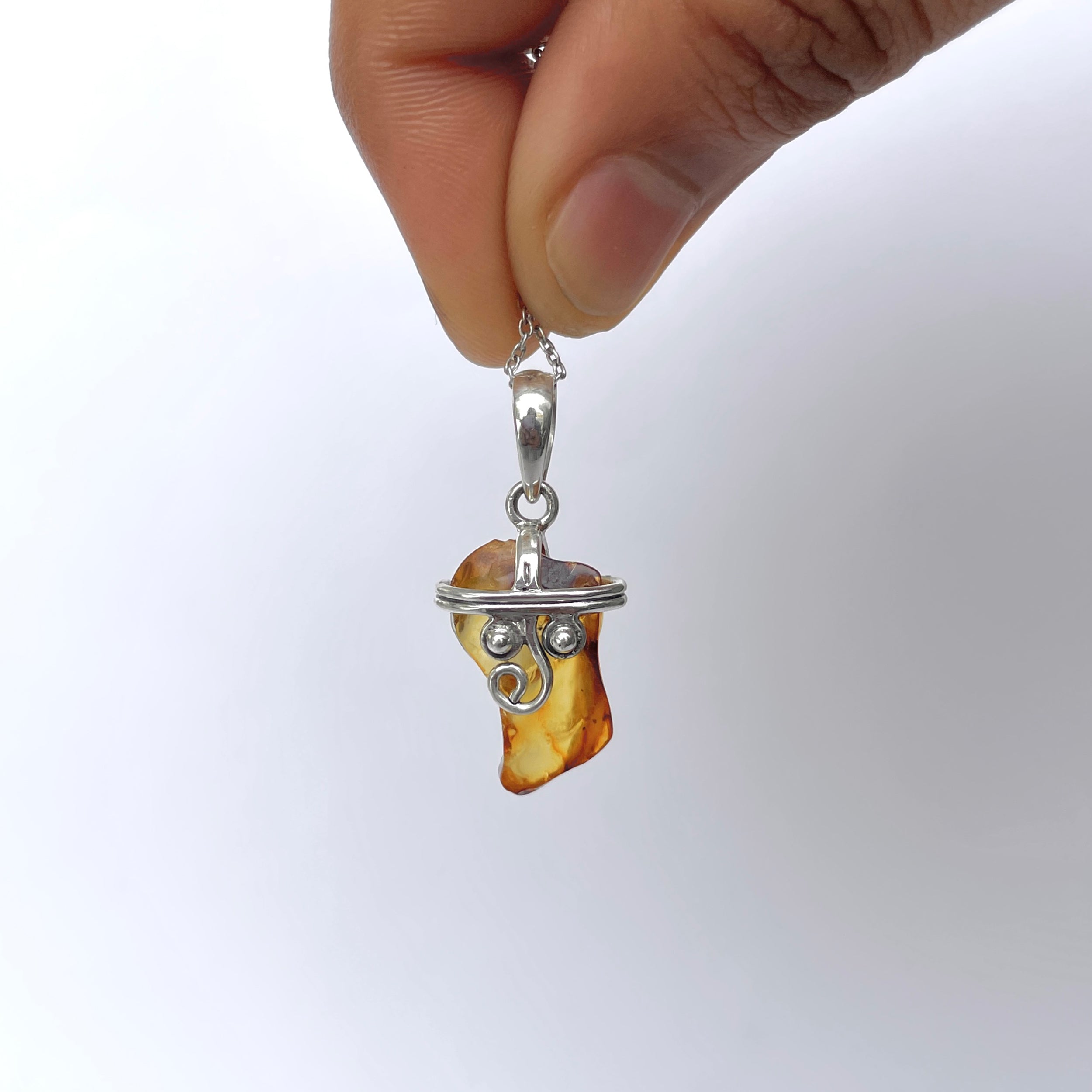 Amber Pendant-(AMB-P-98.)