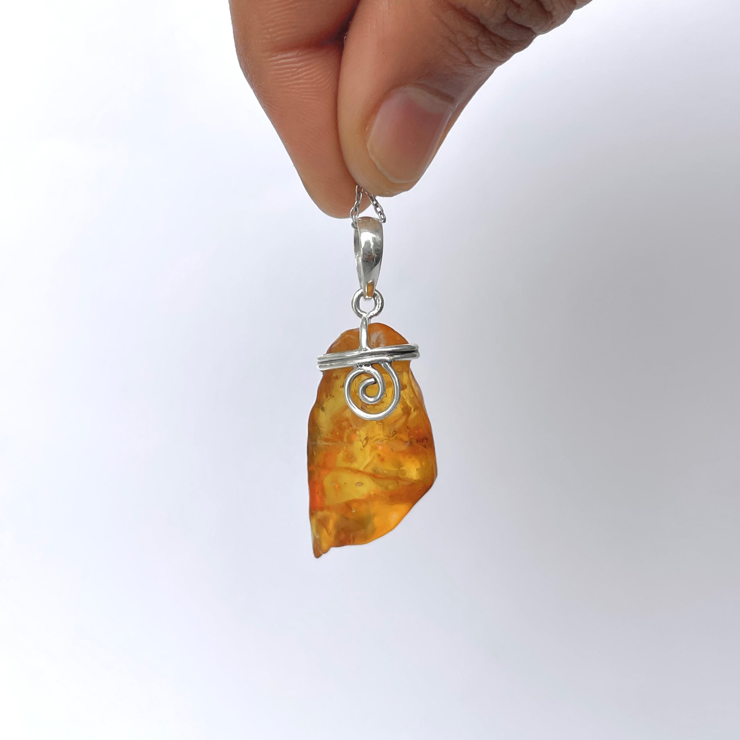 Amber Pendant-(AMB-P-99.)