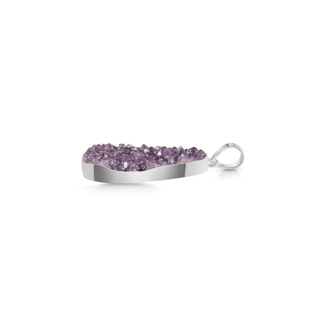 Amethyst Druzy Pendant-(AMD-P-31.)