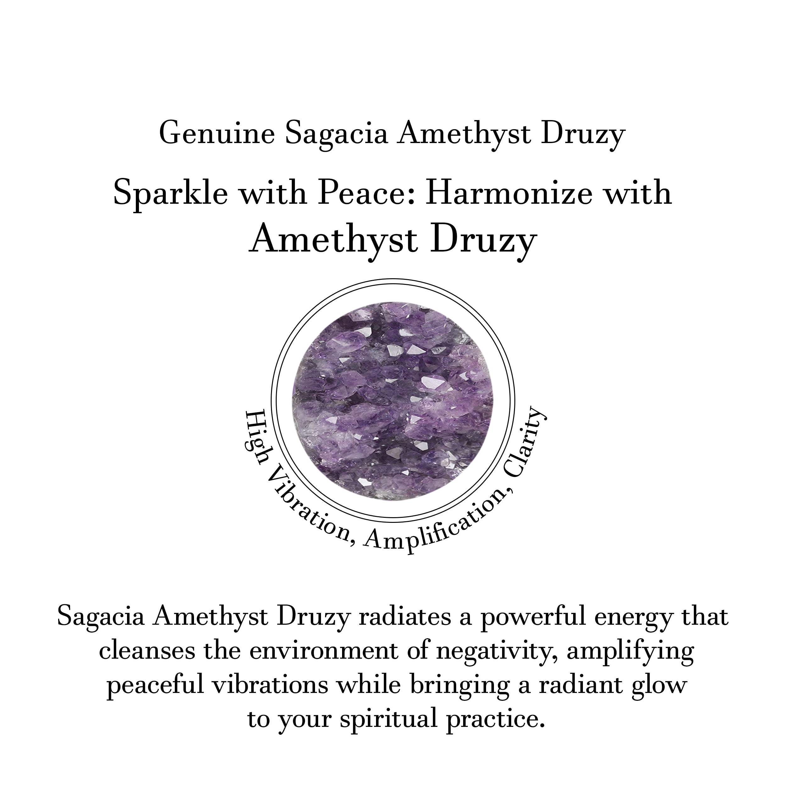 Amethyst Druzy Adjustable Ring-(AMD-R-34.)