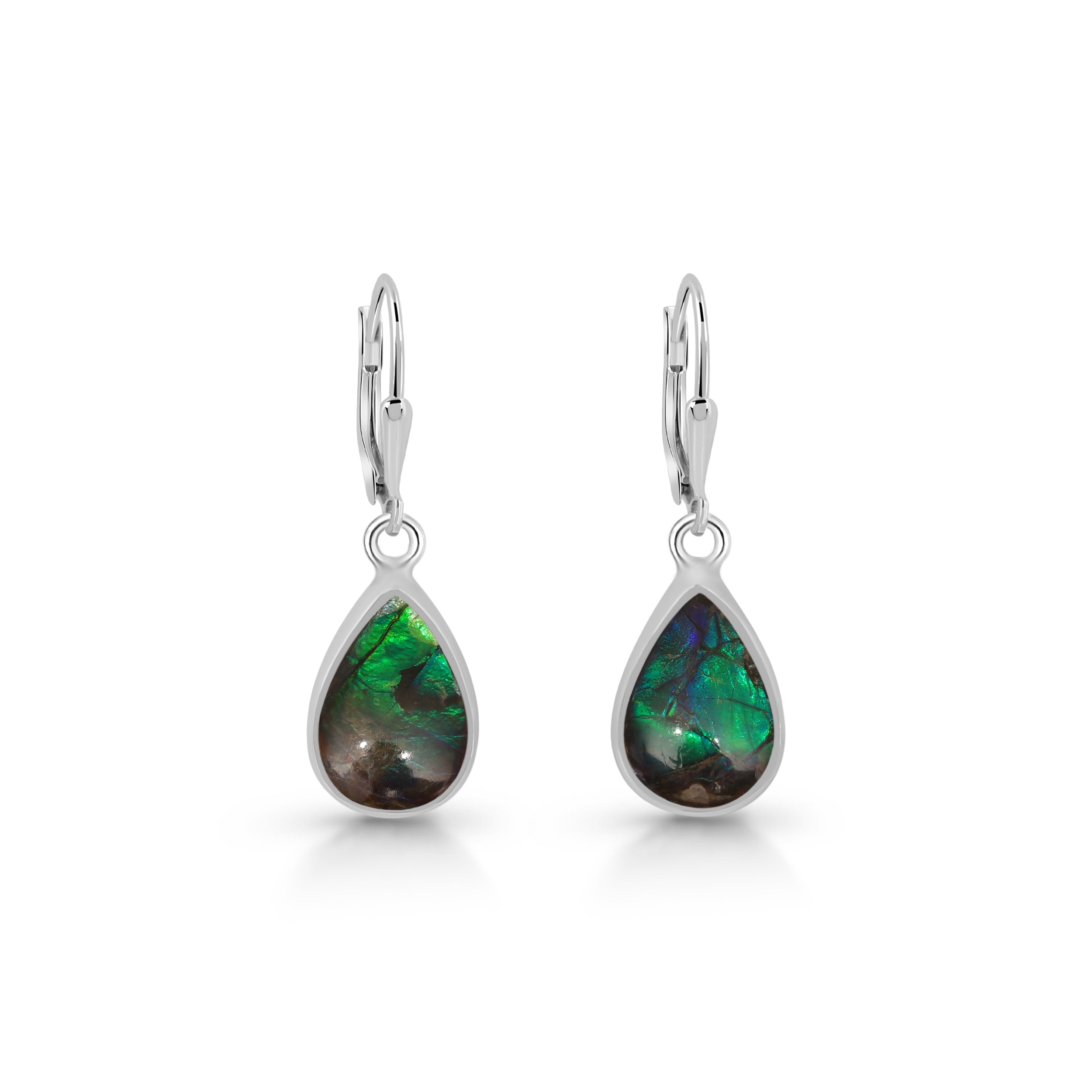 Ammolite Earring-(AML-E-15.)