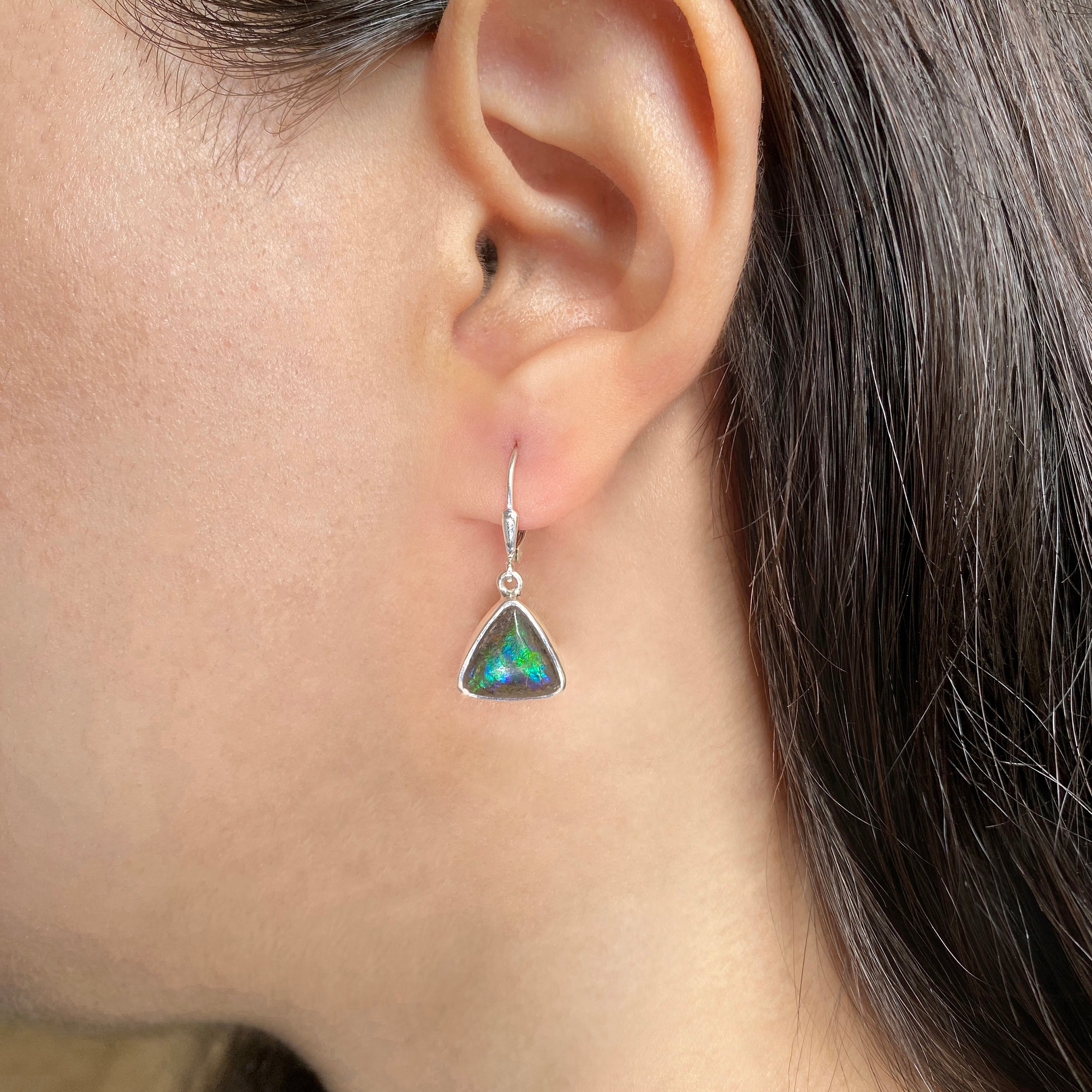 Ammolite Earring-(AML-E-16)
