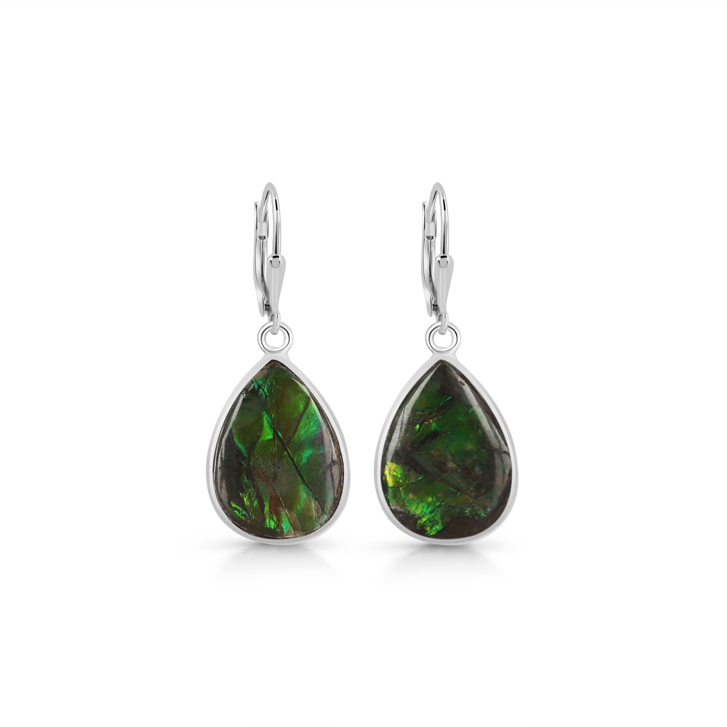 Ammolite Earring-(AML-E-27.)