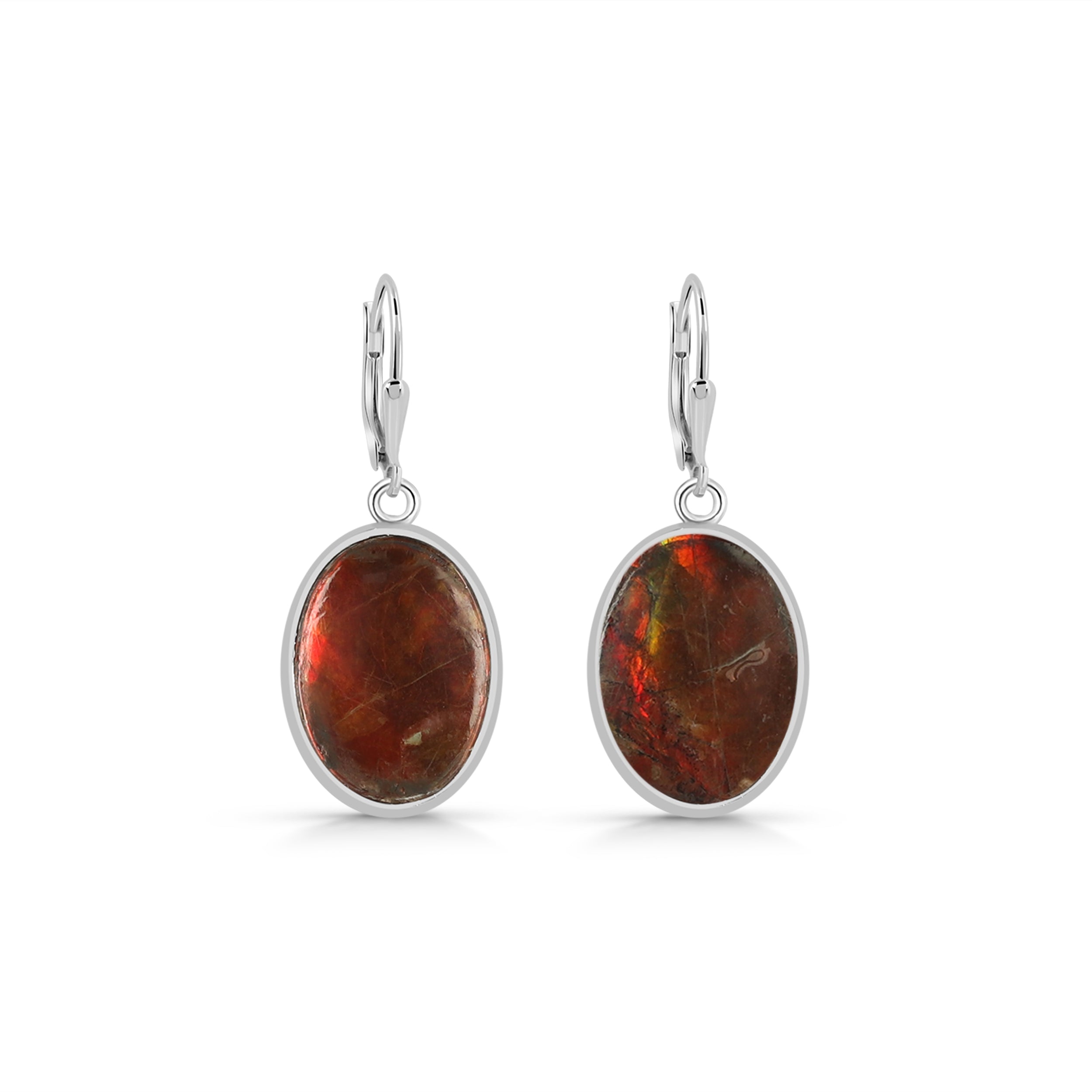 Ammolite Earring-(AML-E-29.)
