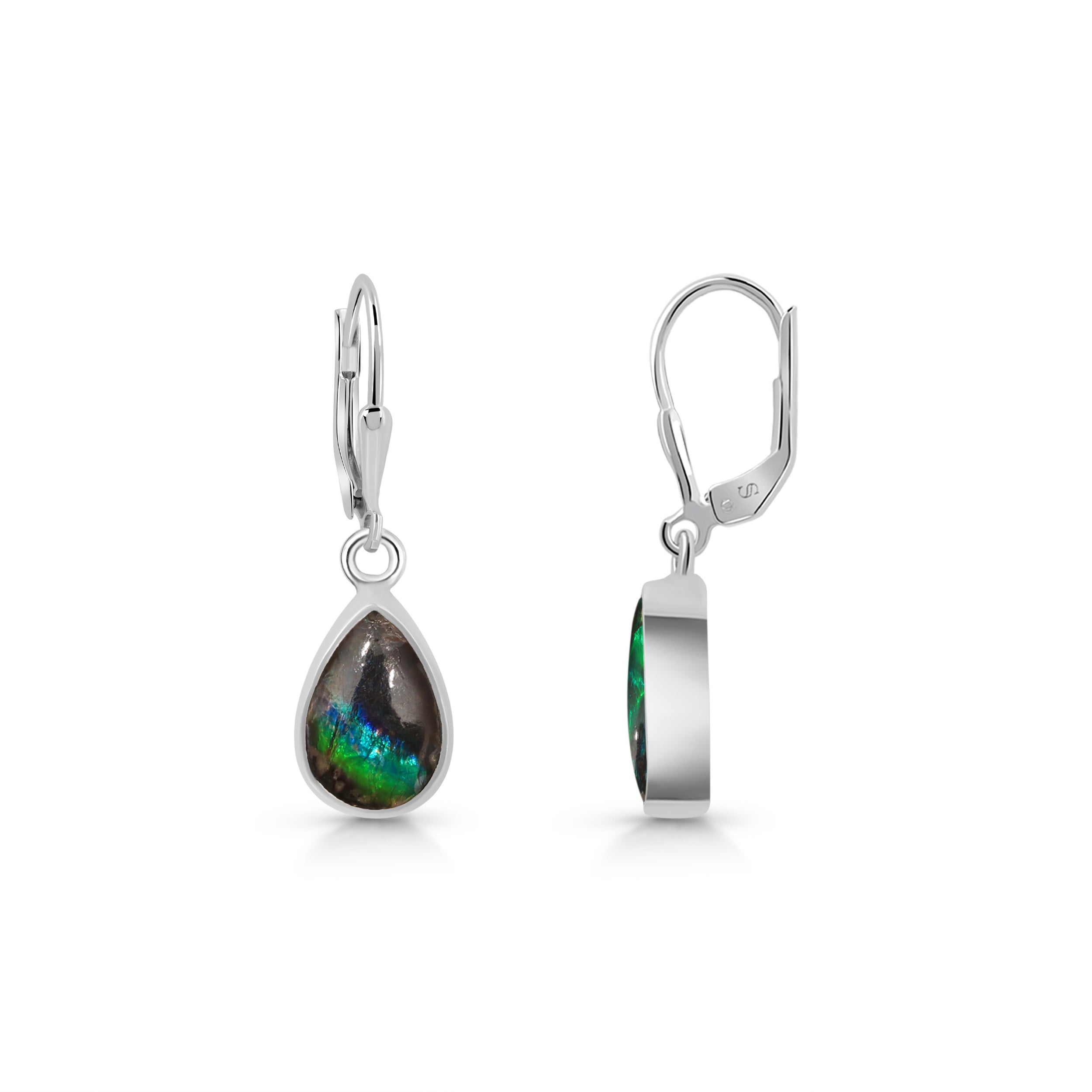 Ammolite Earring-(AML-E-5)